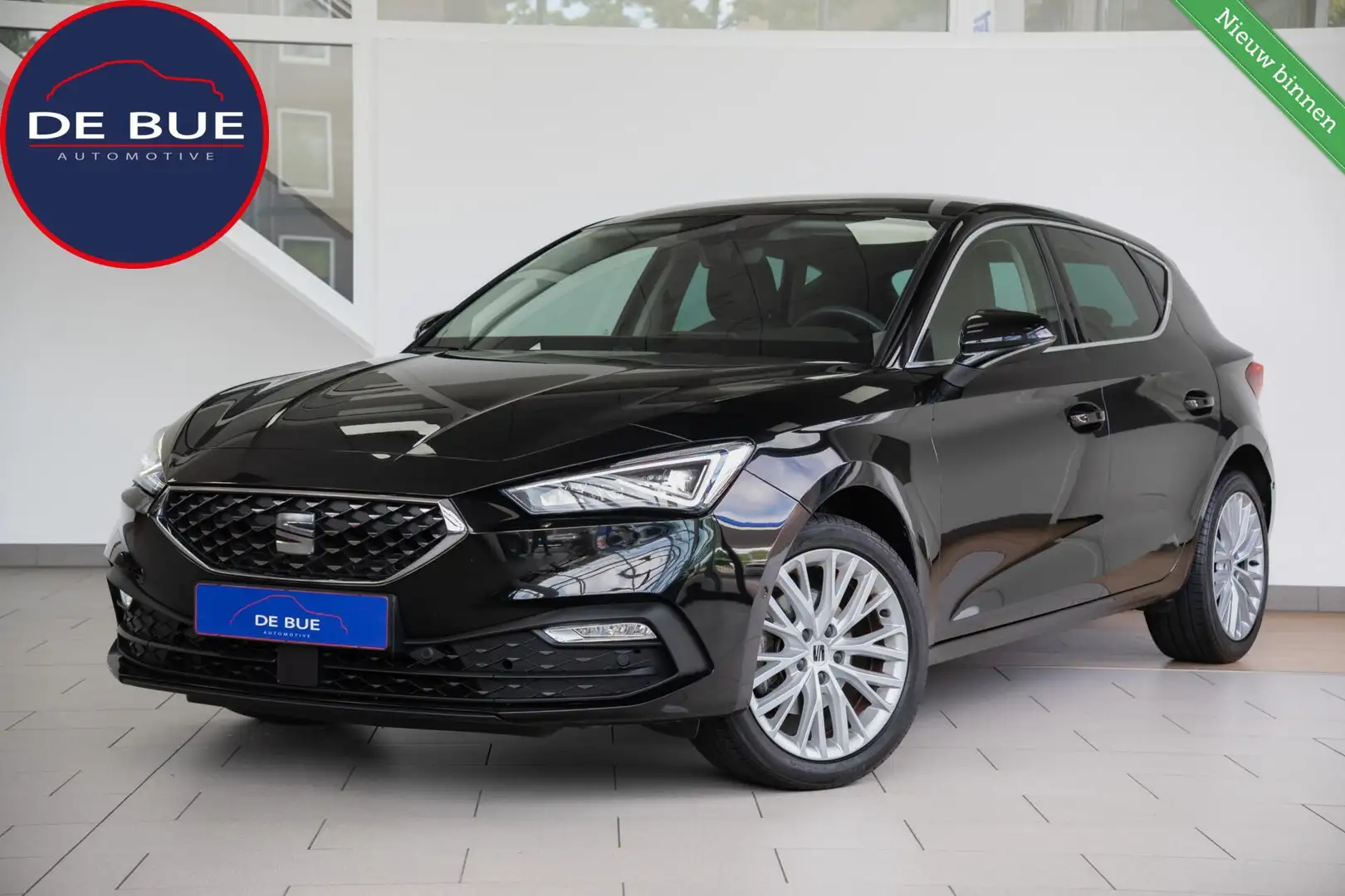 SEAT Leon 1.5 TSI Style|1ste Eig|Virtual|Leder|LED|4 Cylinde Zwart - 1