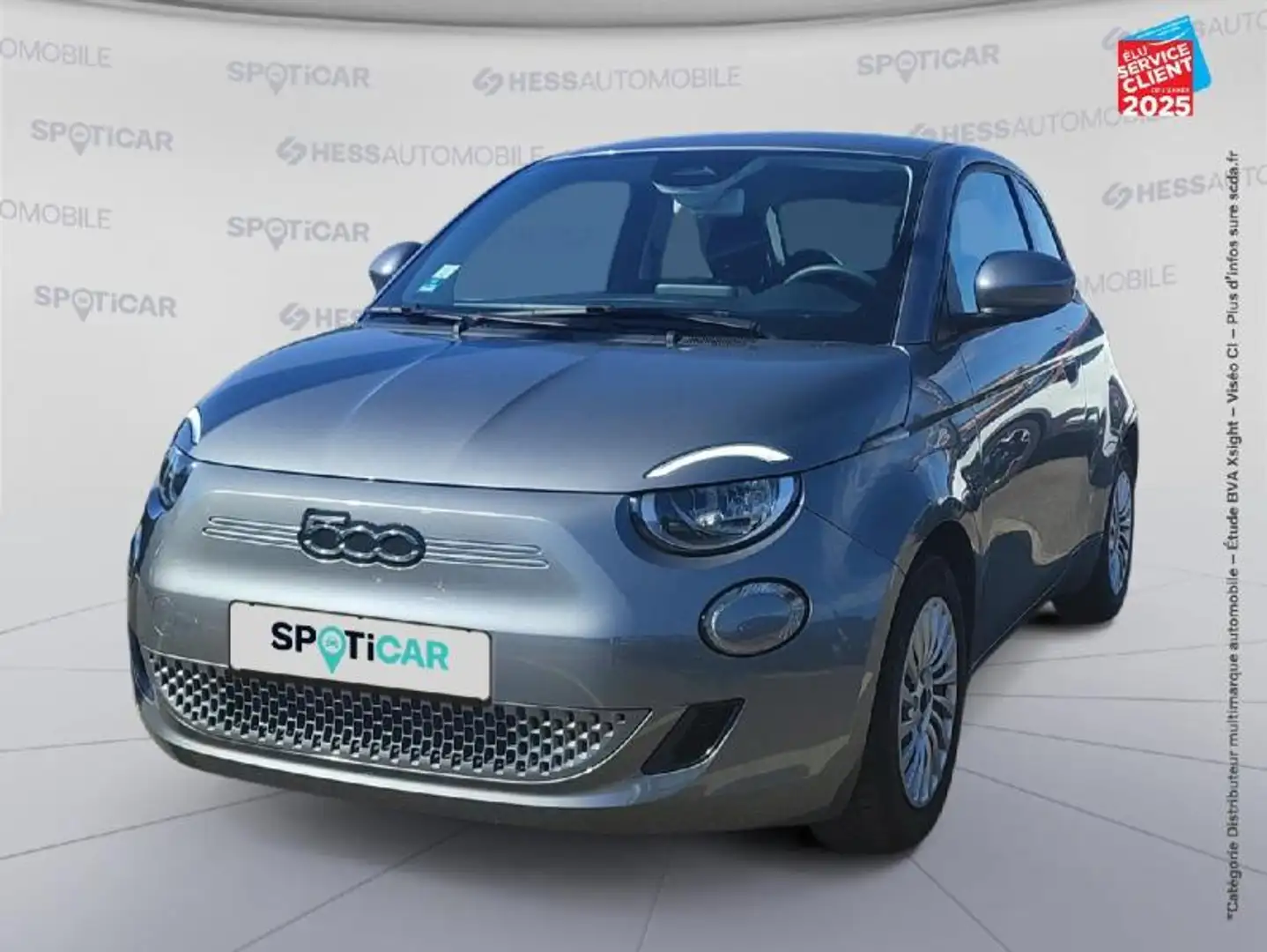 Fiat 500e e 95ch Action Plus Gris - 1
