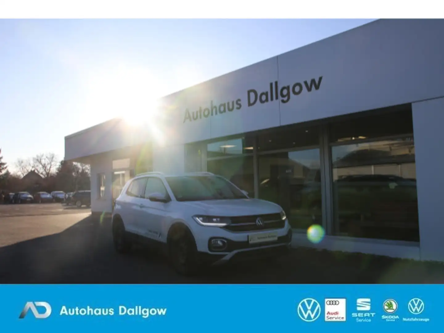 Volkswagen T-Cross 1.0 TSI DSG "Style" ACC LED NAVI PDC Weiß - 1