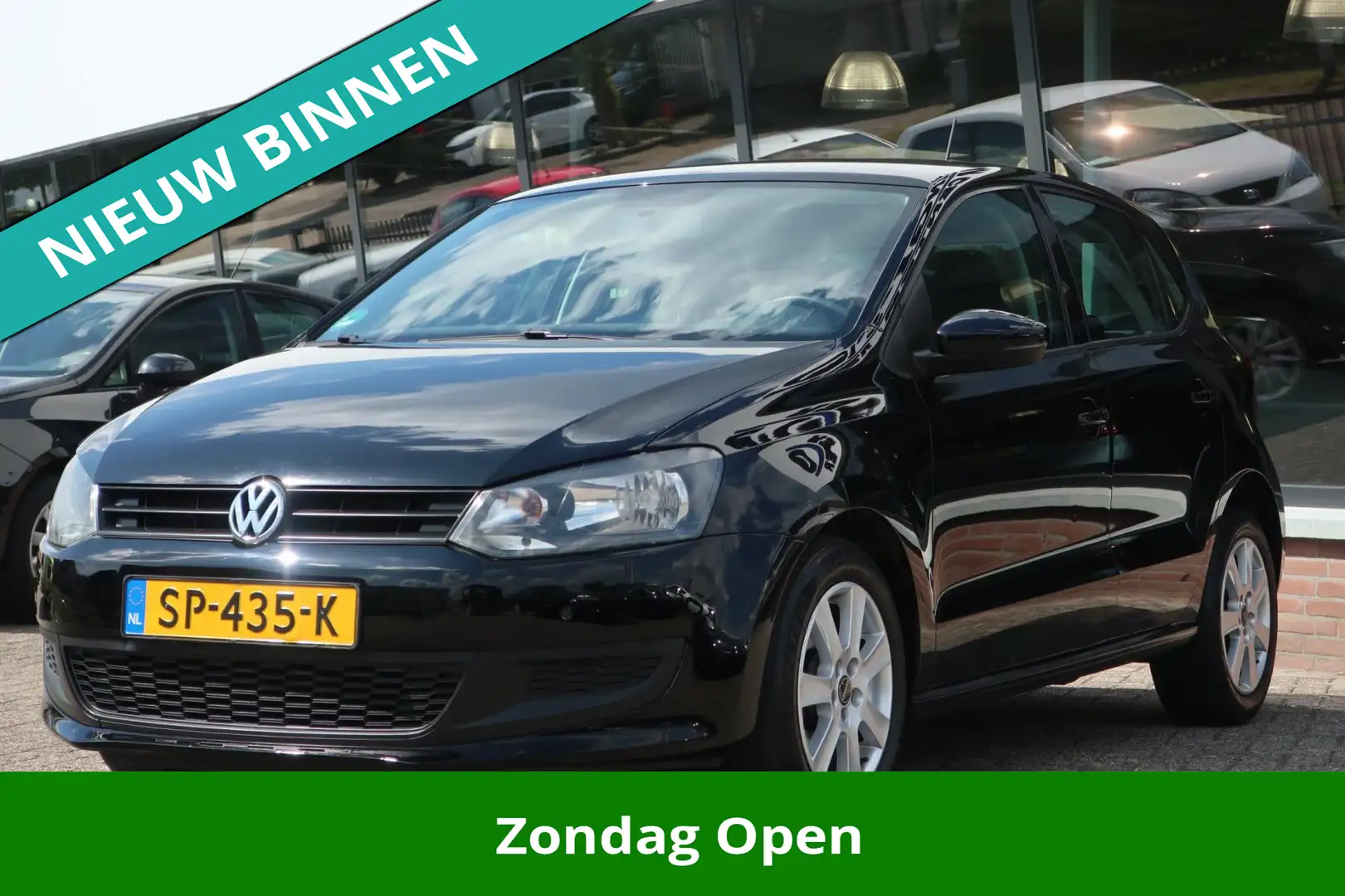 Volkswagen Polo 1.2 Easyline Zwart - 1