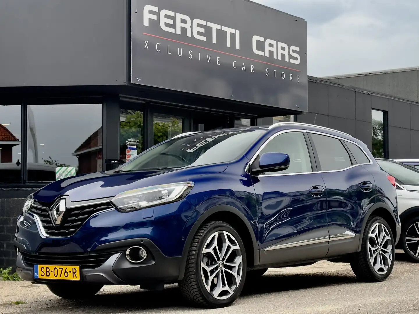 Renault Kadjar 1.2 TCe AUT7 INTENS LEDER NAVI AIRCO LED LMV PDC Bleu - 1