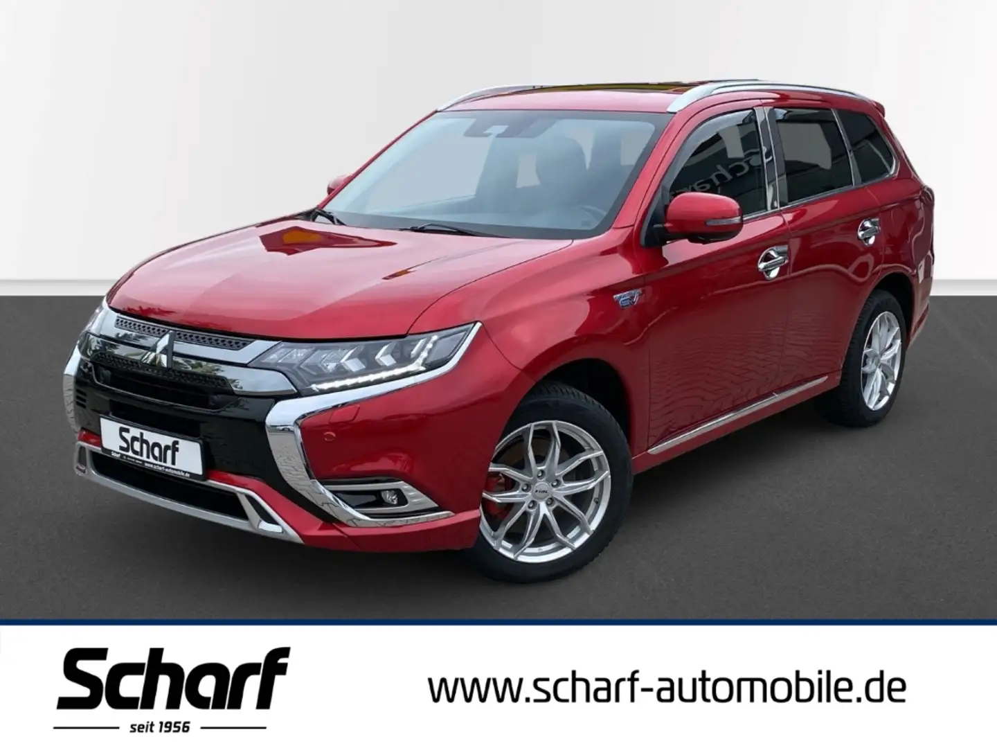 Mitsubishi Outlander 2.4 4WD PHEV Navi Leder Rü.CAM PDC SHZ DAB Rot - 1