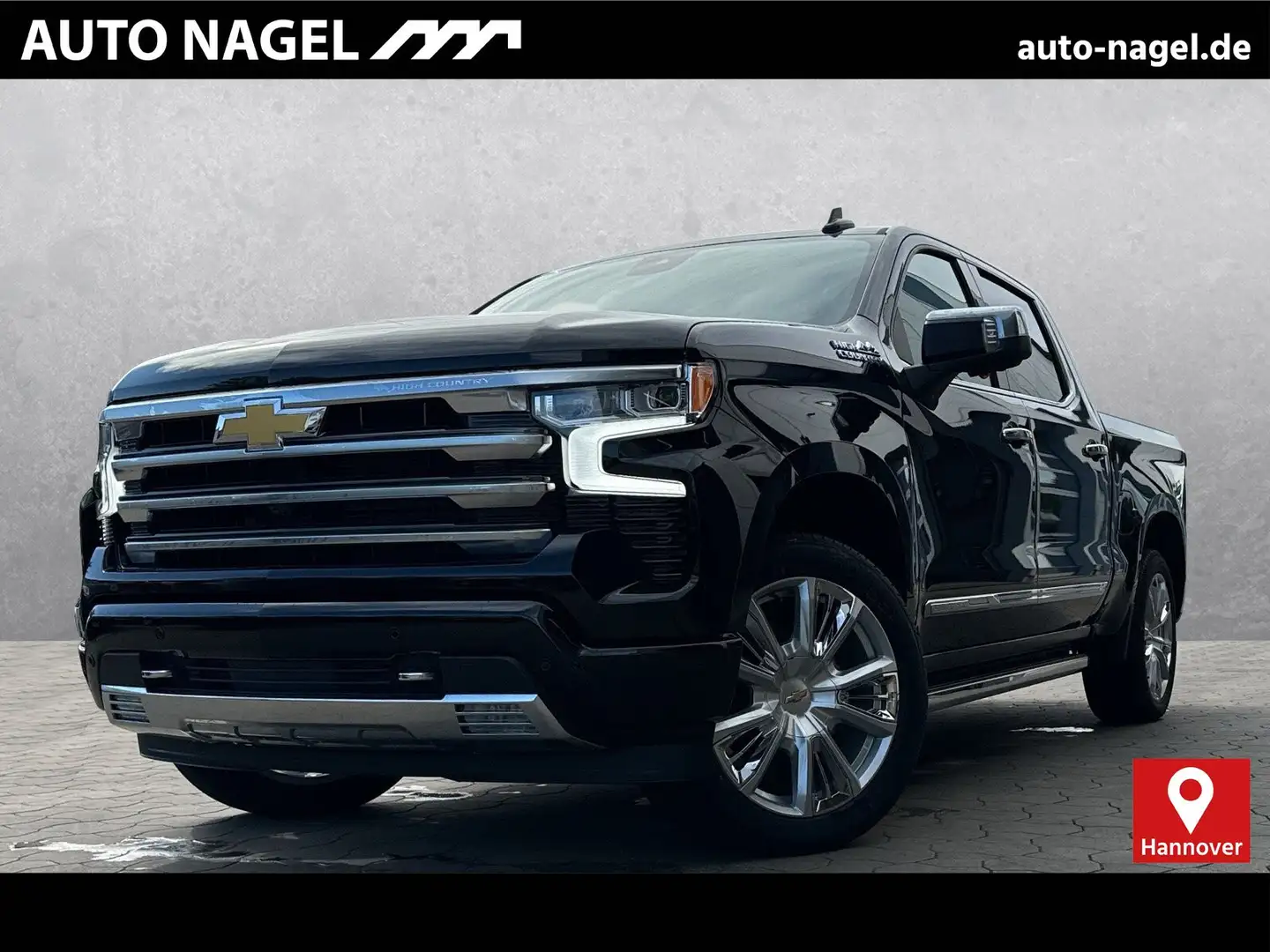 Chevrolet Silverado 1500 High Country 3 J.Garantie Laderaumabd. LPG! Negro - 1
