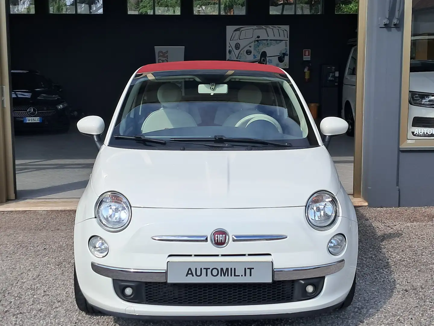 Fiat 500C 500C 0.9 t.air t. Lounge 85cv Bianco - 1