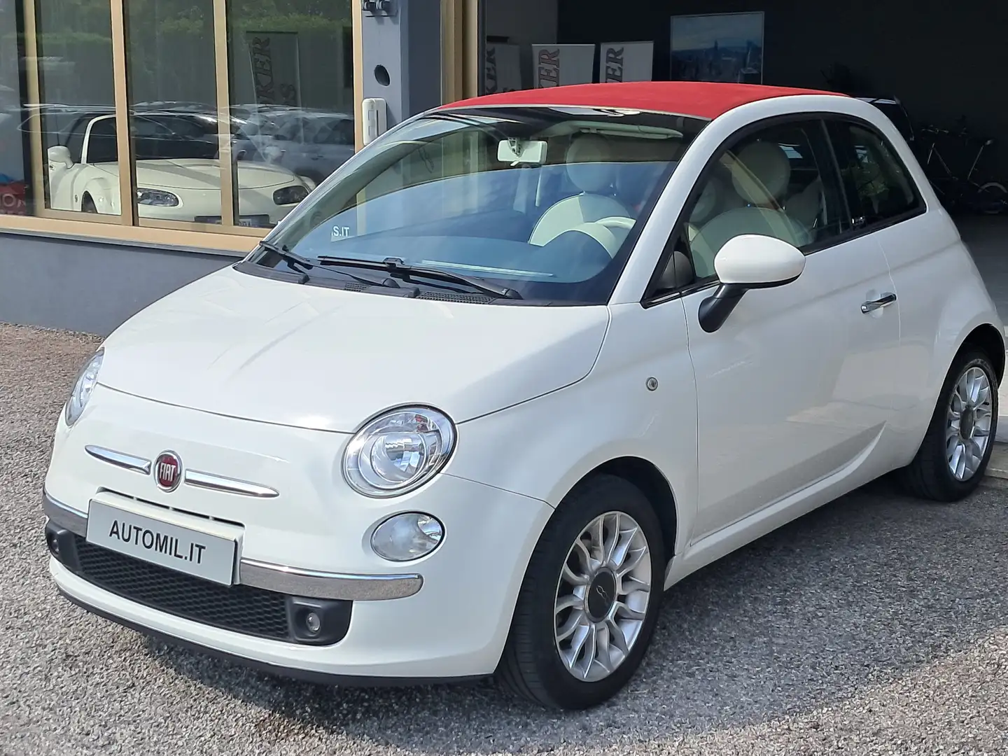 Fiat 500C 500C 0.9 t.air t. Lounge 85cv Bianco - 2