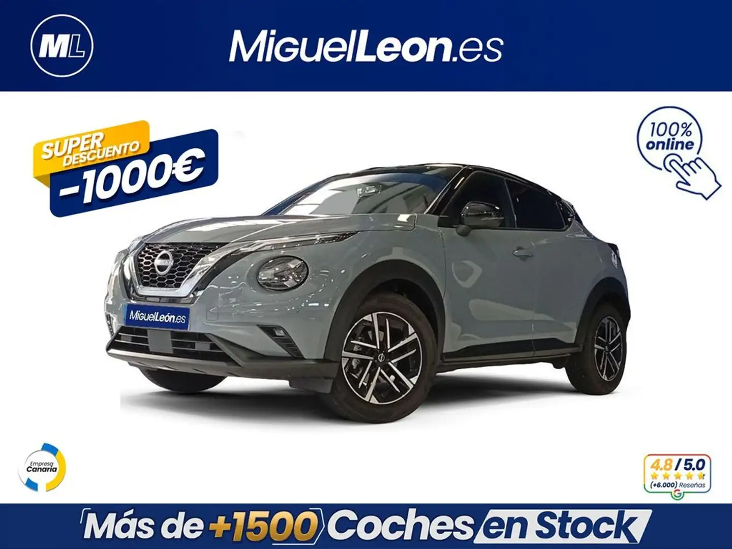 Nissan Juke DIG-T 84 kW (114 CV) 6M/T Tekna Gri - 1