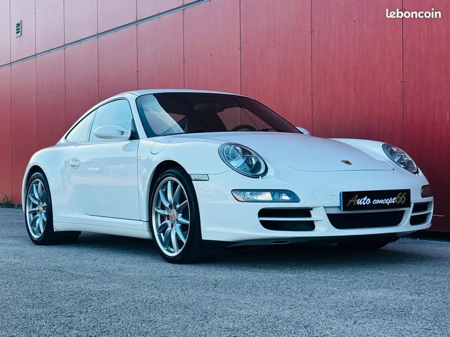 Porsche 911 type 997 Phase 1 Carrera 4S 3.8 355ch Echappement  Blanc - 1