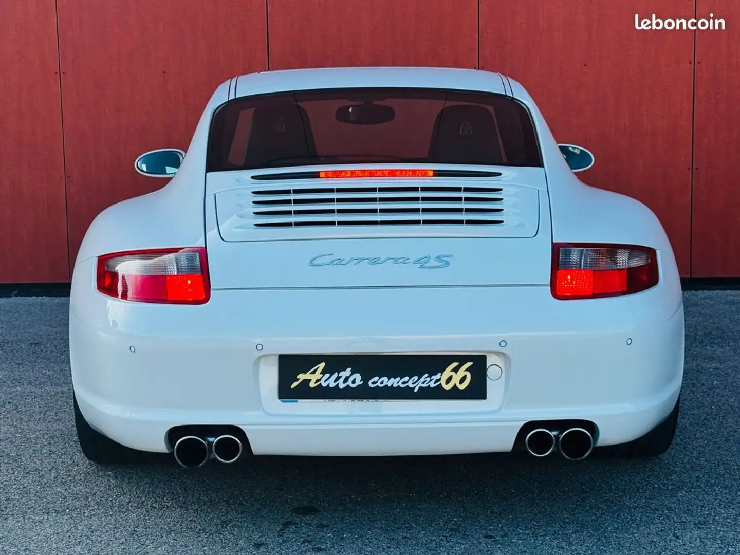 Porsche 911 type 997 Phase 1 Carrera 4S 3.8 355ch Echappement  Blanc - 2