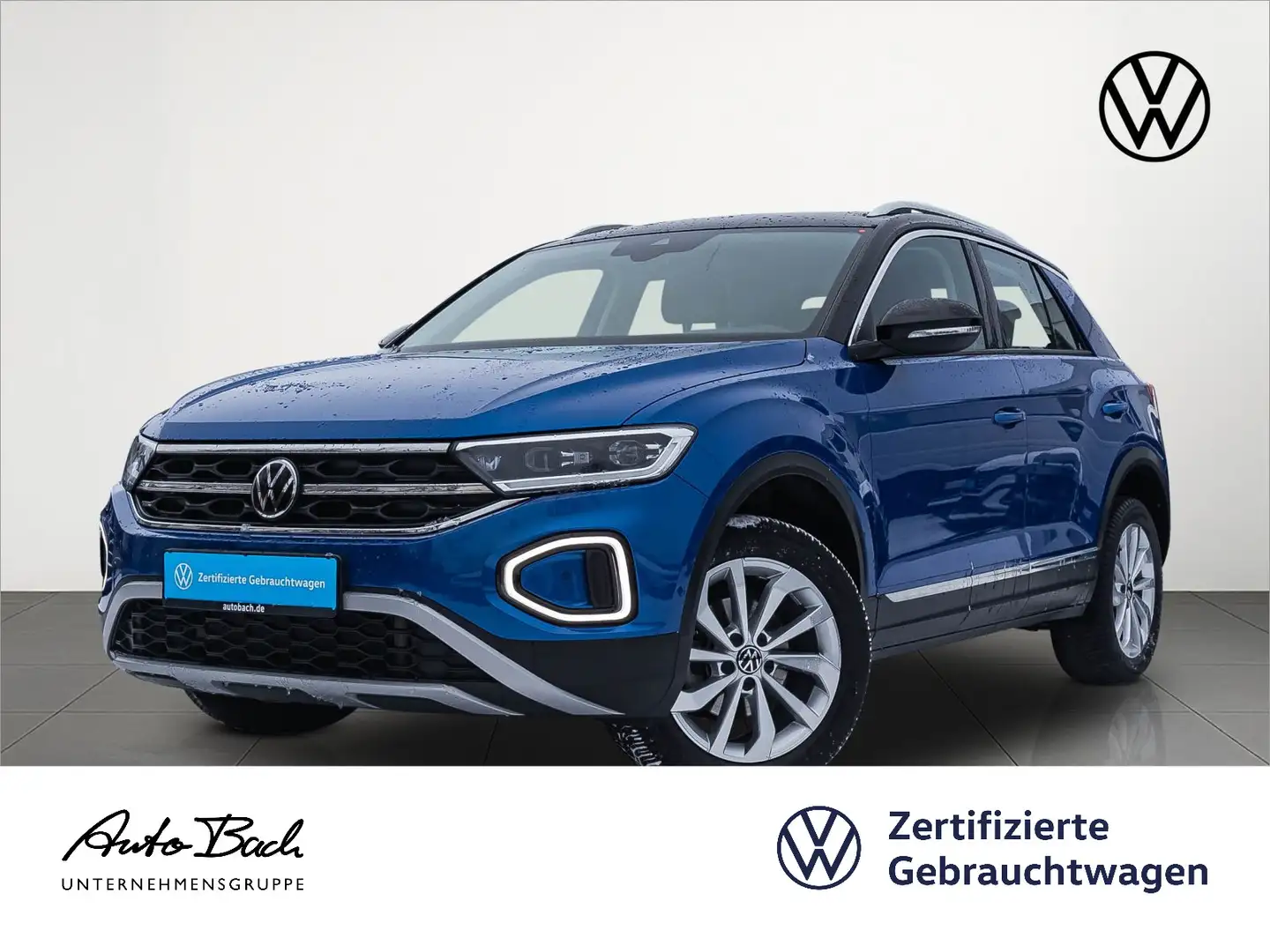 Volkswagen T-Roc 1.5 TSI DSG Style, Navi, LED, App-Connect, Blau - 1