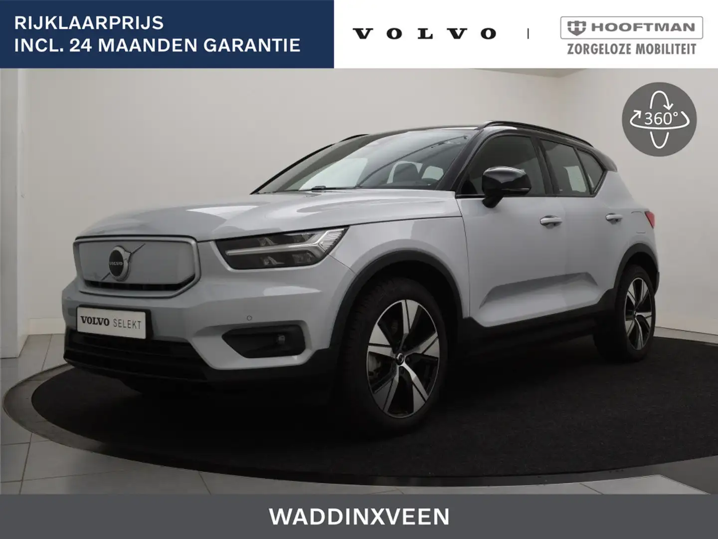 Volvo XC40 RECHARGE P8 PURE ELECTRIC INTRO EDITION SCHUIFDAK Grijs - 1