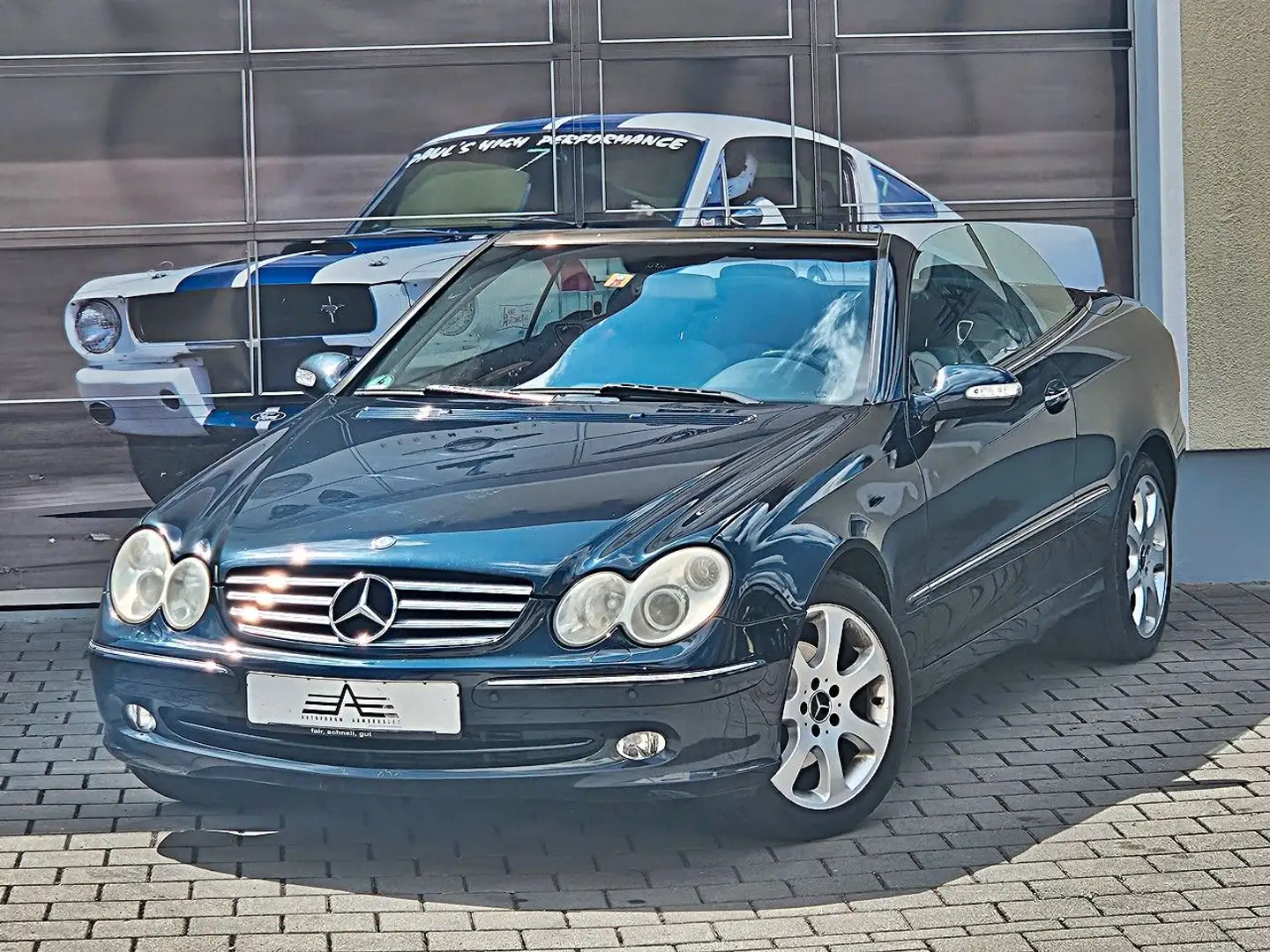 Mercedes-Benz CLK 200 Cabrio *TÜV/ALU/Leder/AHK/Tempomat/Xenon Schwarz - 2