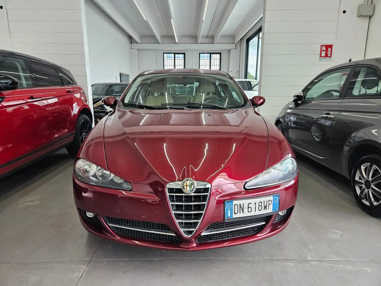 Alfa Romeo 147 147 II 2004 5p 1.6 ts 16v BlackLine 105cv Rouge - 2