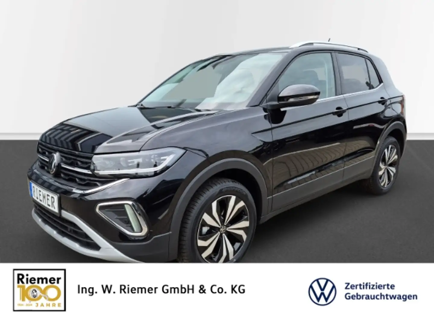 Volkswagen T-Cross 1.0 l TSI DSG Style AHK Navi Cam IQ.Drive Schwarz - 1