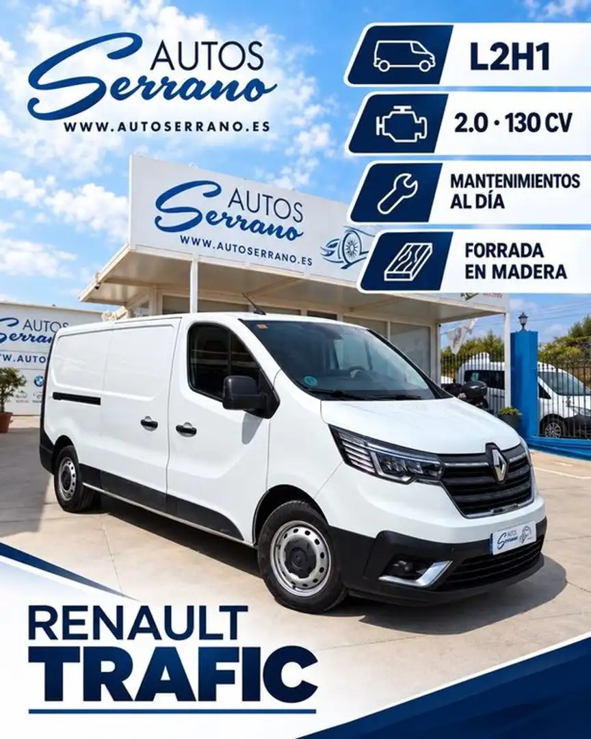 Renault Trafic FURGON L2H1 BLUE DCI 96 KW 130CV CUA Blanco - 1
