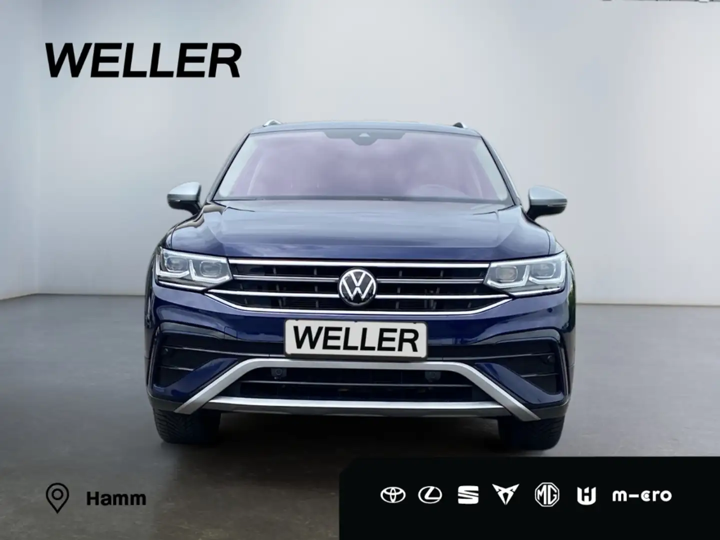Volkswagen Tiguan Allspace 2.0 TDI 4M DSG Elegance *AHK*HUD* Blau - 2