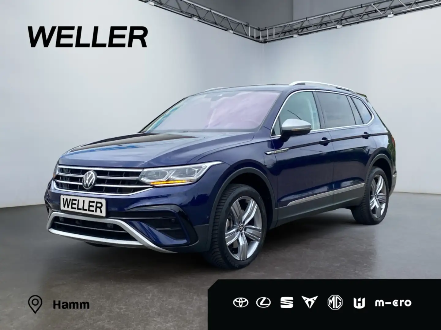 Volkswagen Tiguan Allspace 2.0 TDI 4M DSG Elegance *AHK*HUD* Blau - 1