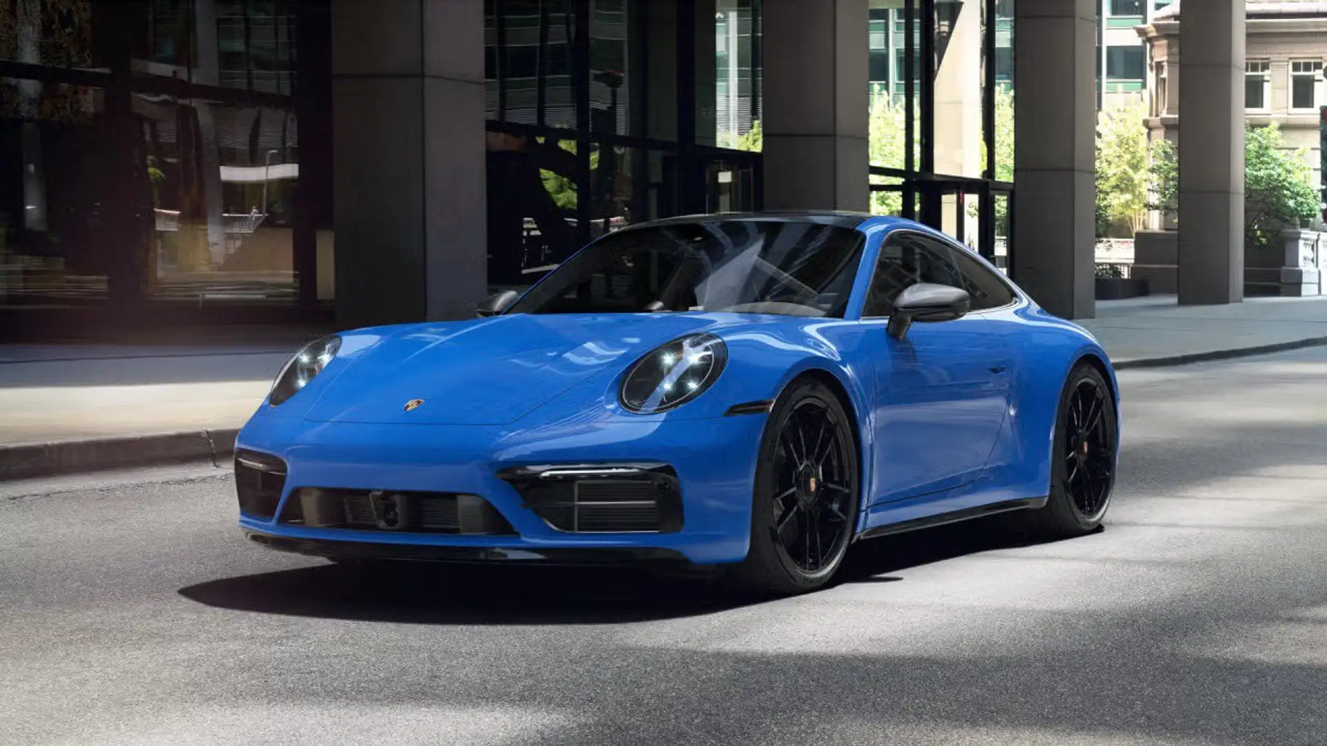 Porsche 992 Carrera 4 GTS Bleu - 1