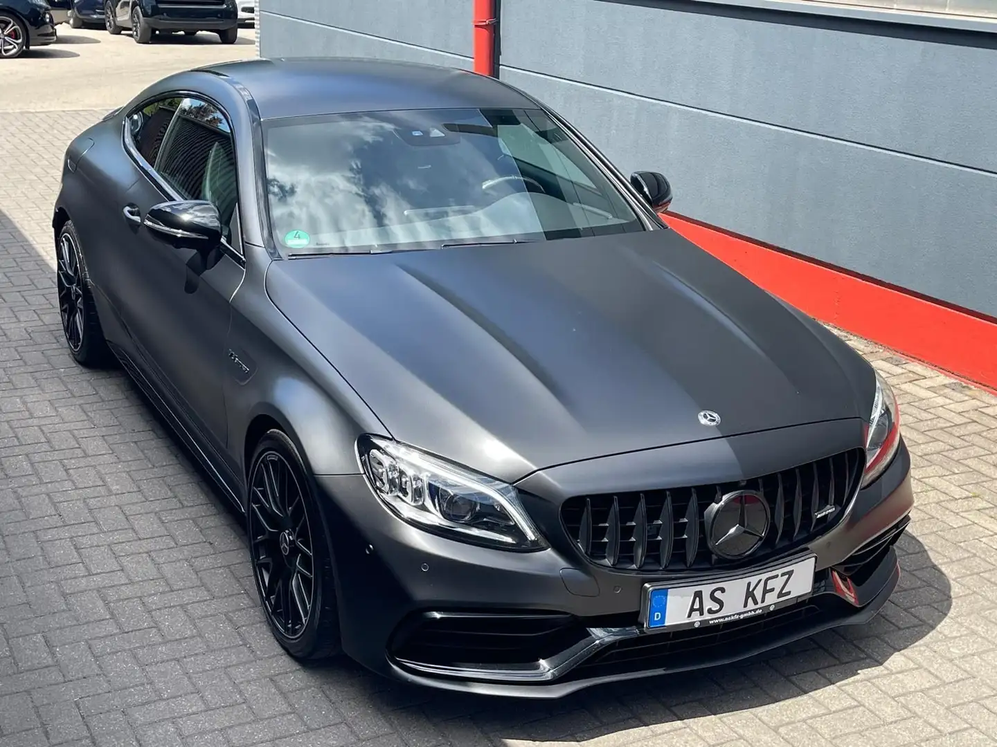 Mercedes-Benz C 63 AMG Coupe LEDER LED GRAU MATT ALU´S Grau - 1