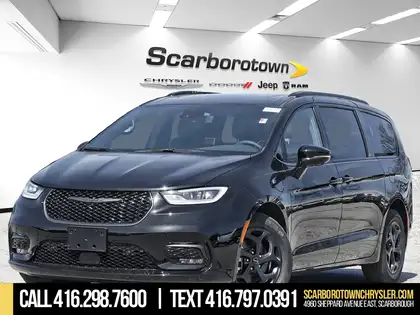 Black 2024 Chrysler Pacifica Hybrid Select FWD Minivan Front-Wheel Drive Continuously Variable Transmission