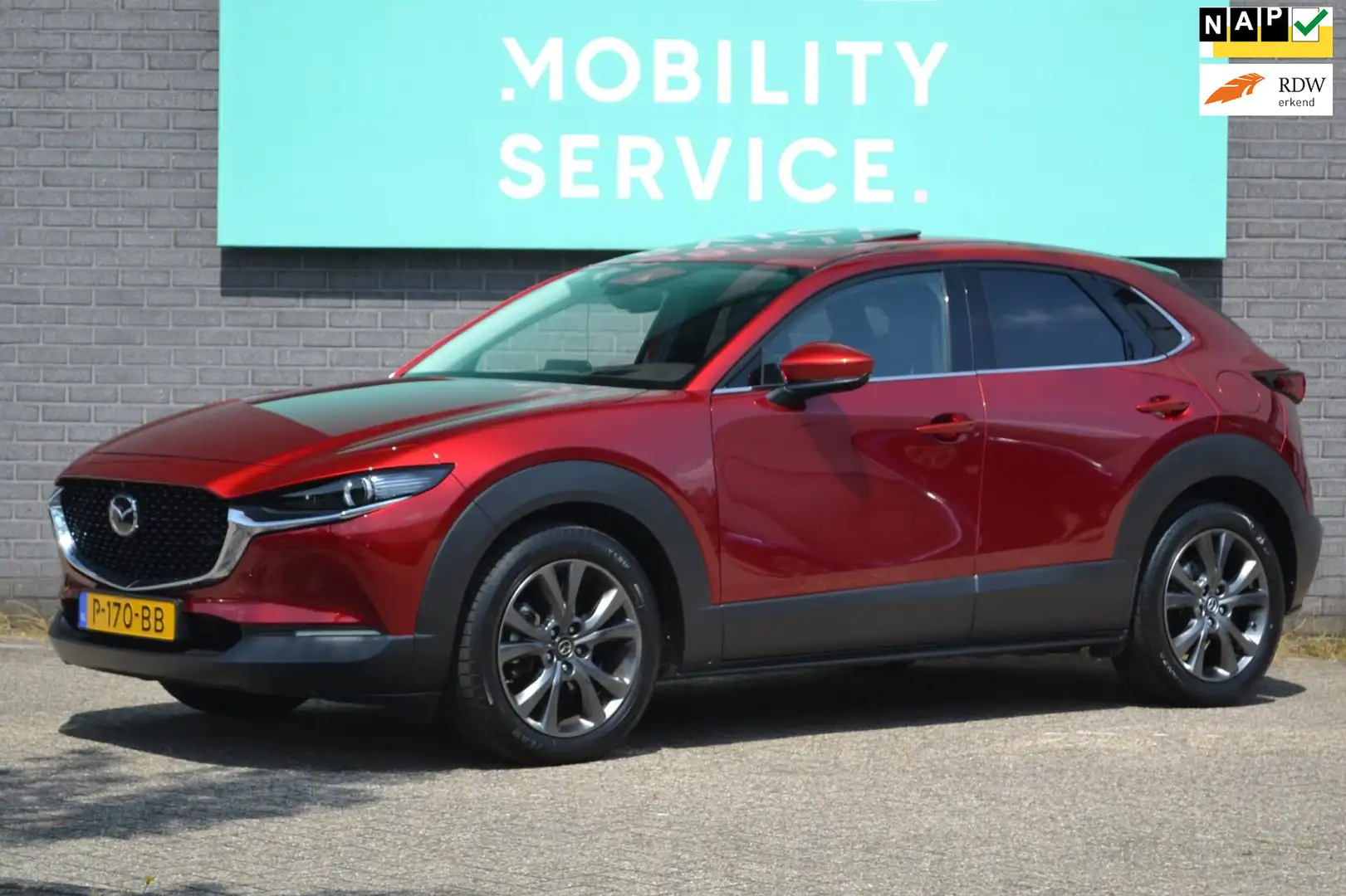 Mazda CX-30 2.0 e-SkyActiv-X M Hybrid Luxury ACC Leder CarPlay Rouge - 1
