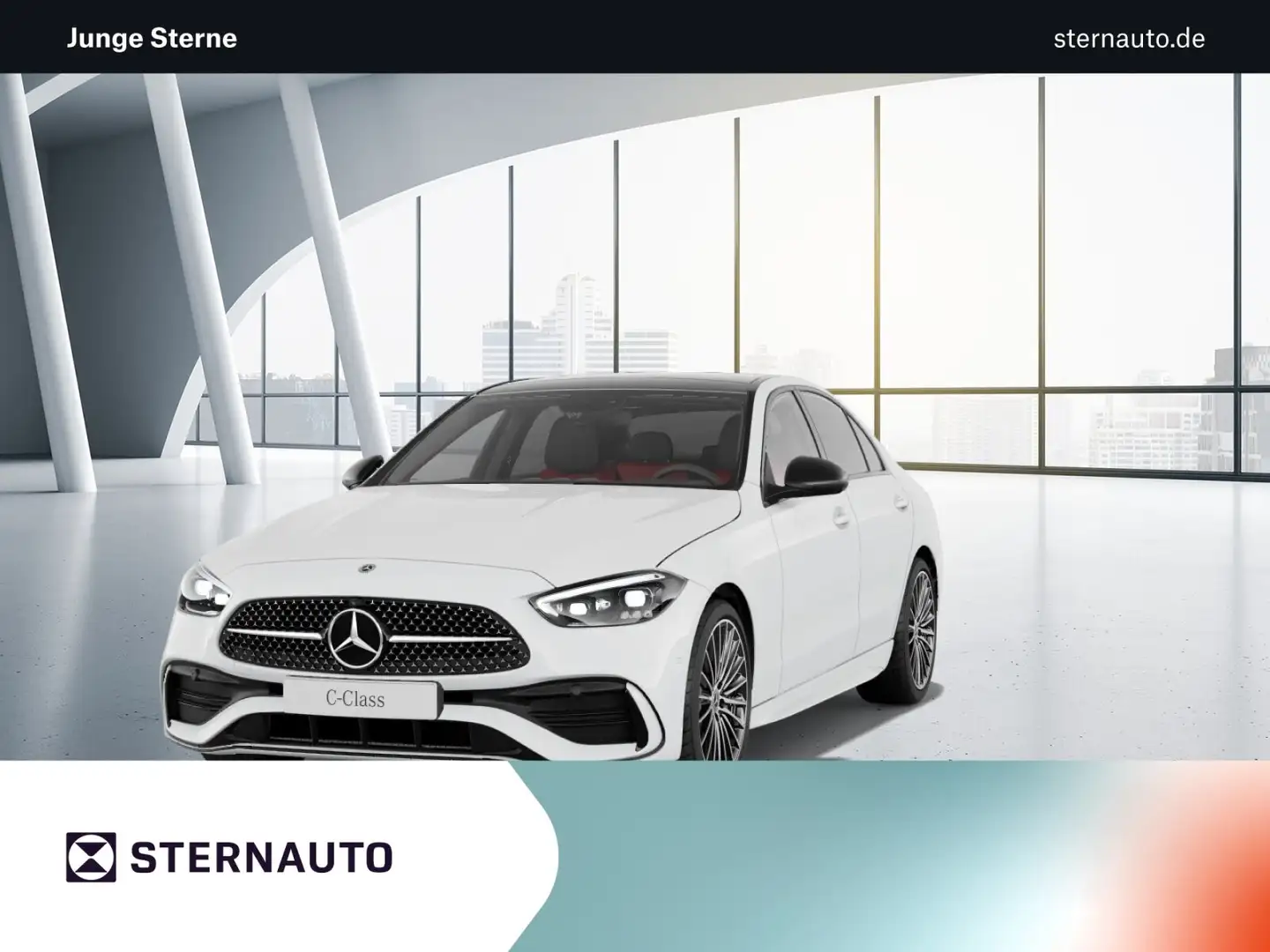 Mercedes-Benz C 300 C 300 d AMG Premium+ 19 Zoll Night Pano Burmester Weiß - 1