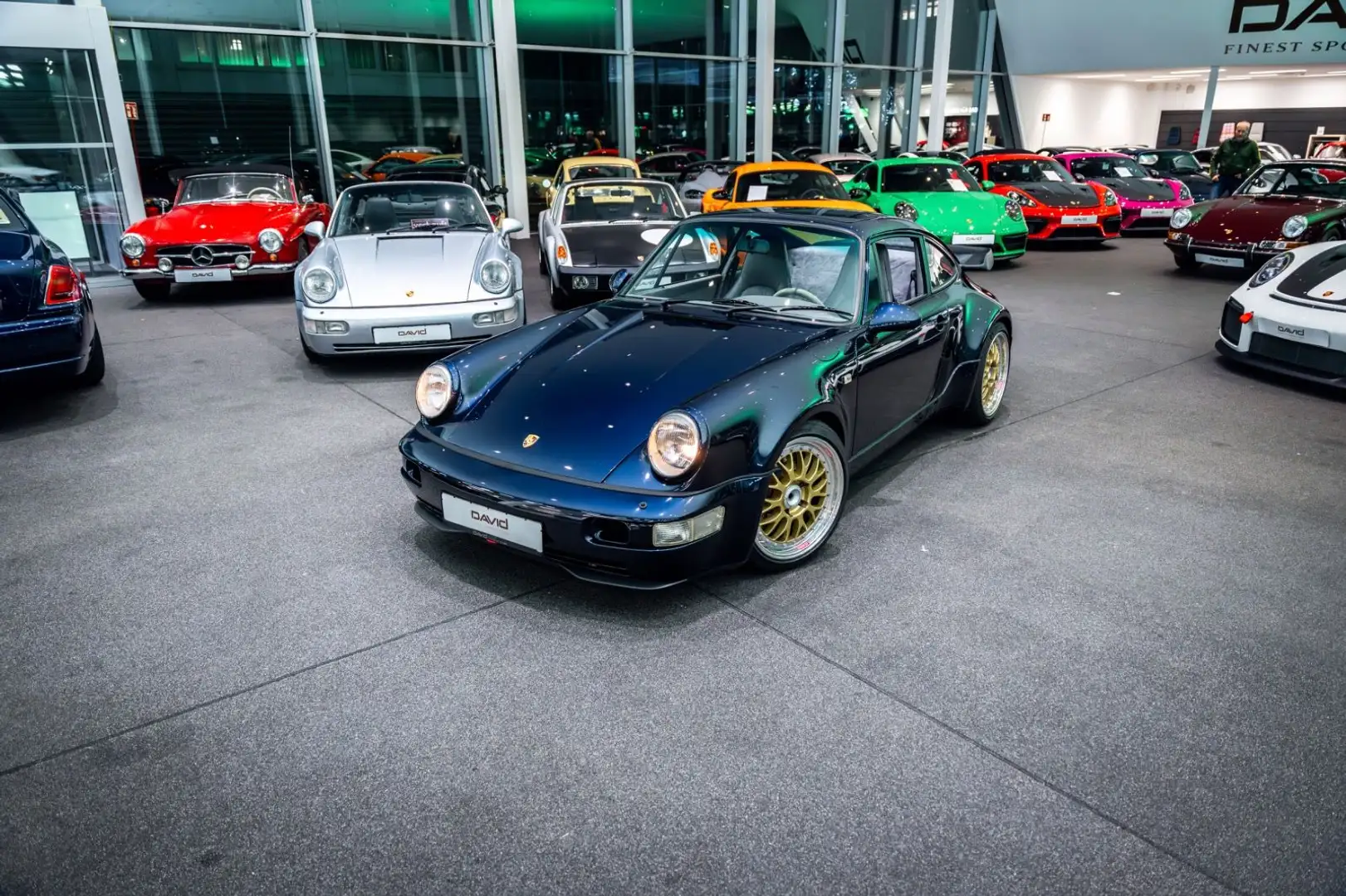 Porsche 964 Turbo *Motorrevision*Scheckheftgepflegt* Blauw - 2
