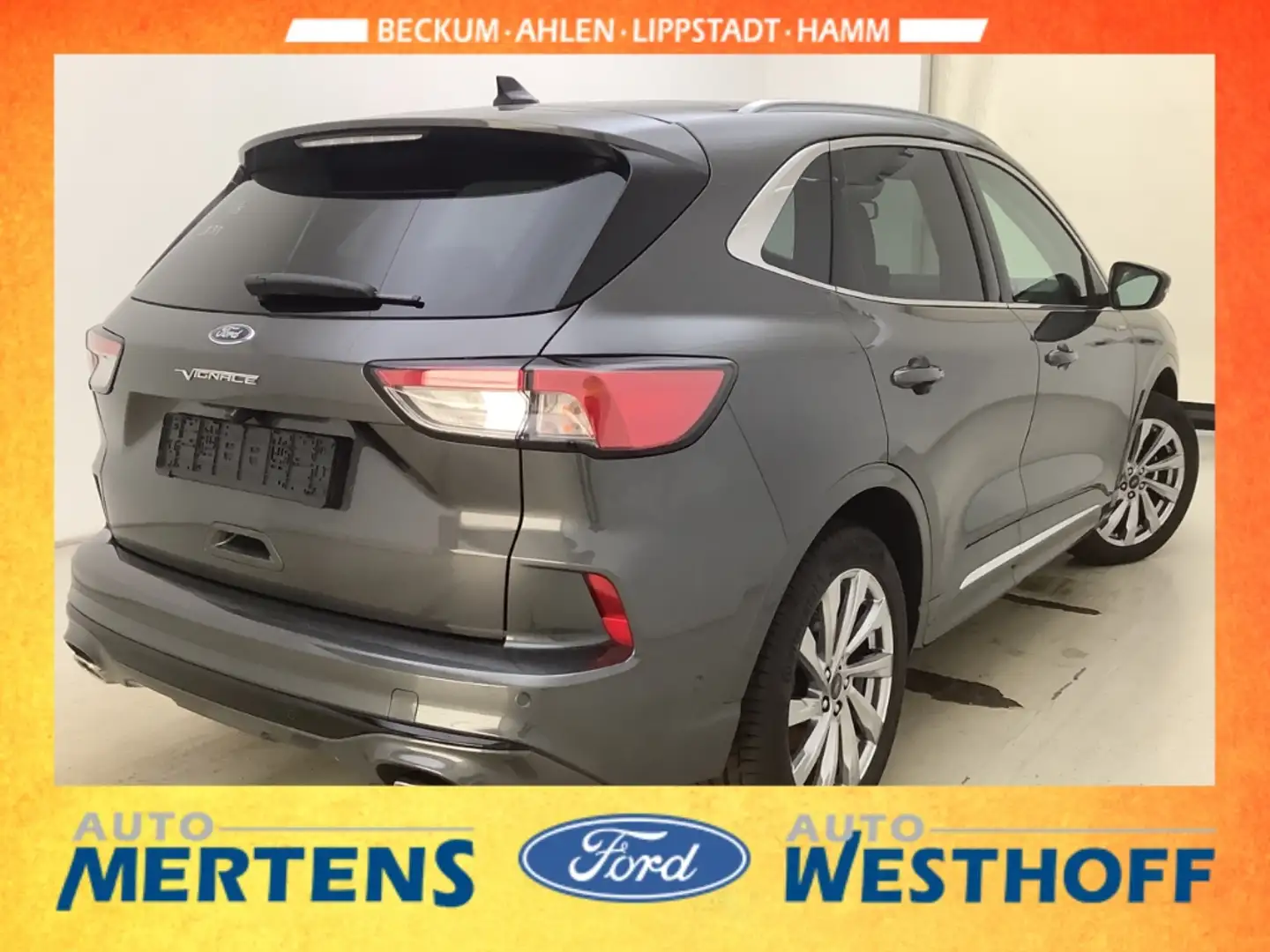 Ford Kuga Vignale 2.5 FHEV LED + Panorama + Head-up Grijs - 2