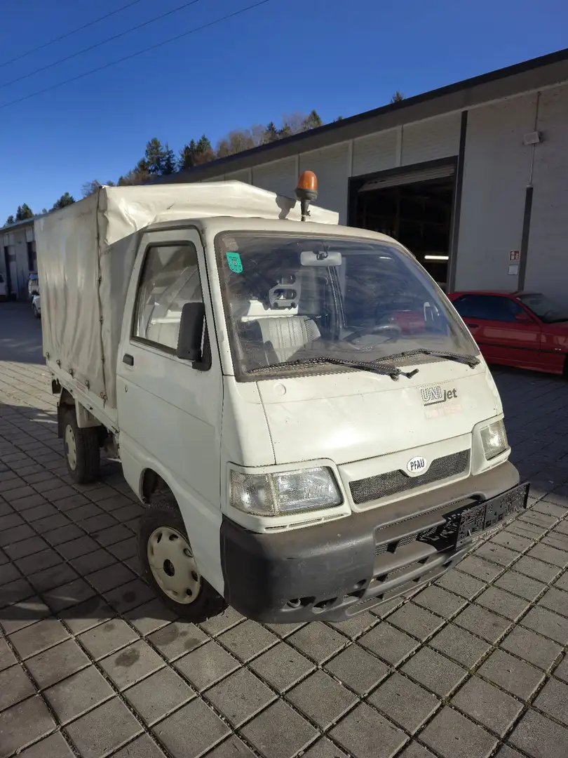 Piaggio Porter Kastenwagen mit Aufbau (Marke Pfau) Weiß - 1