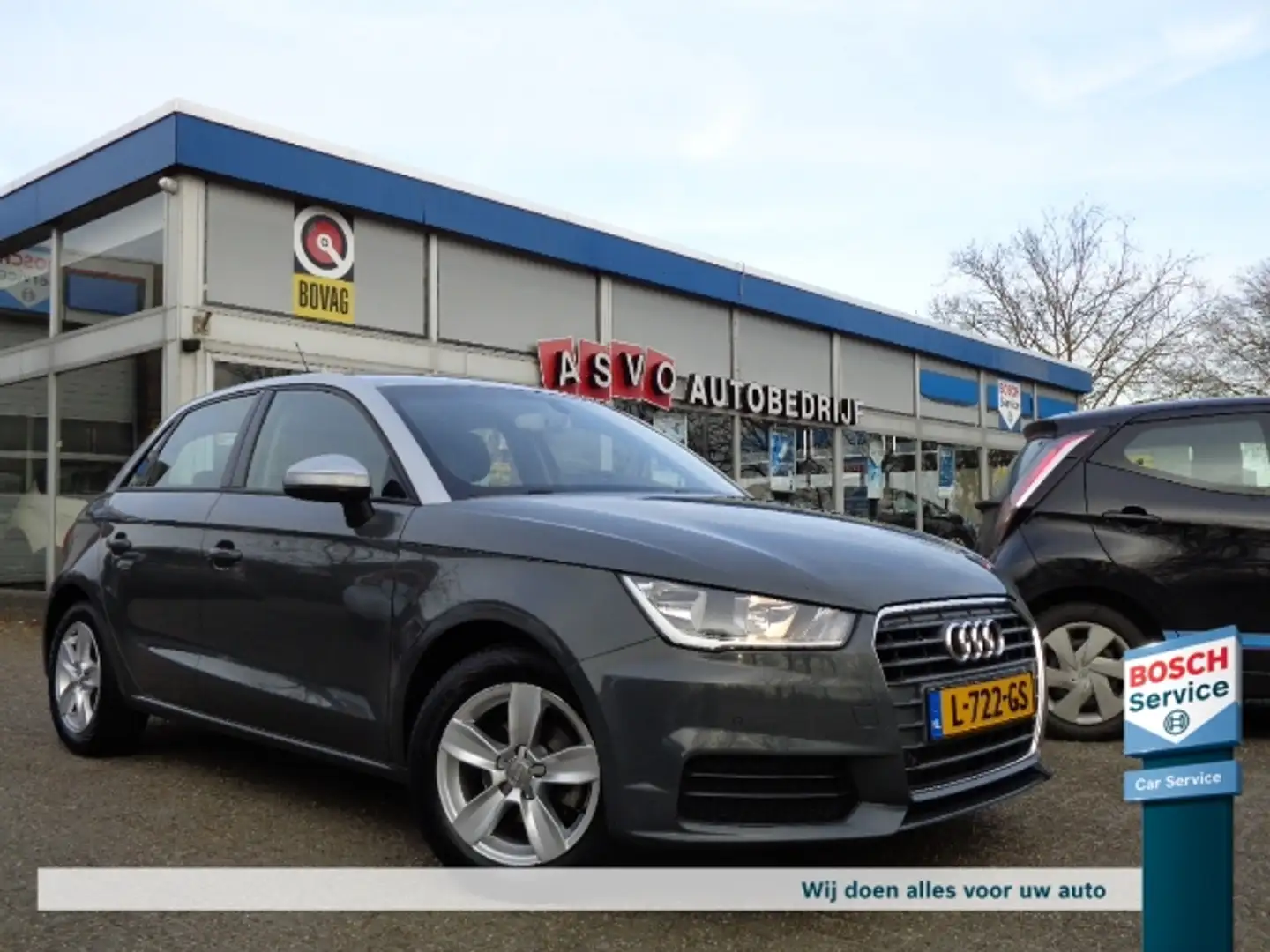 Audi A1 Sportback 1.0 TFSI Two-tone Clima Navi Cruise PDC Grijs - 1