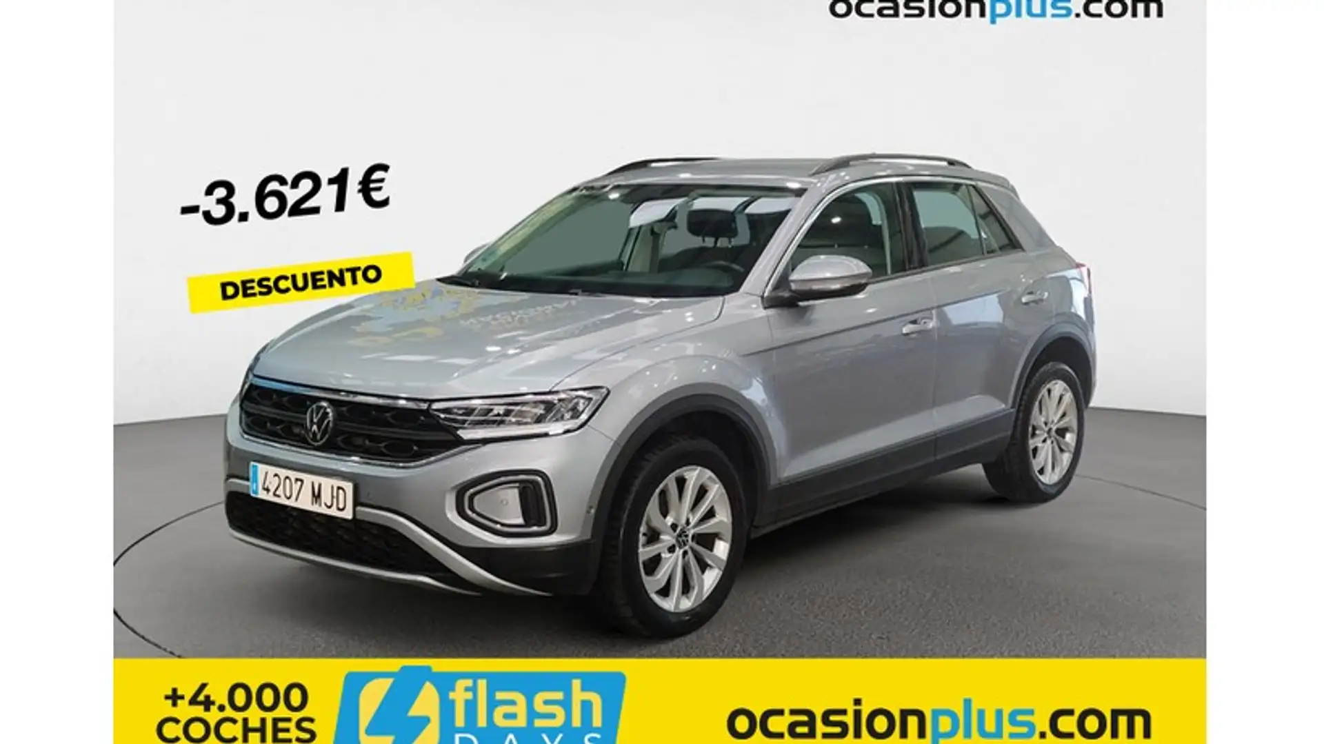 Volkswagen T-Roc 1.5 TSI Life DSG7 Plateado - 1