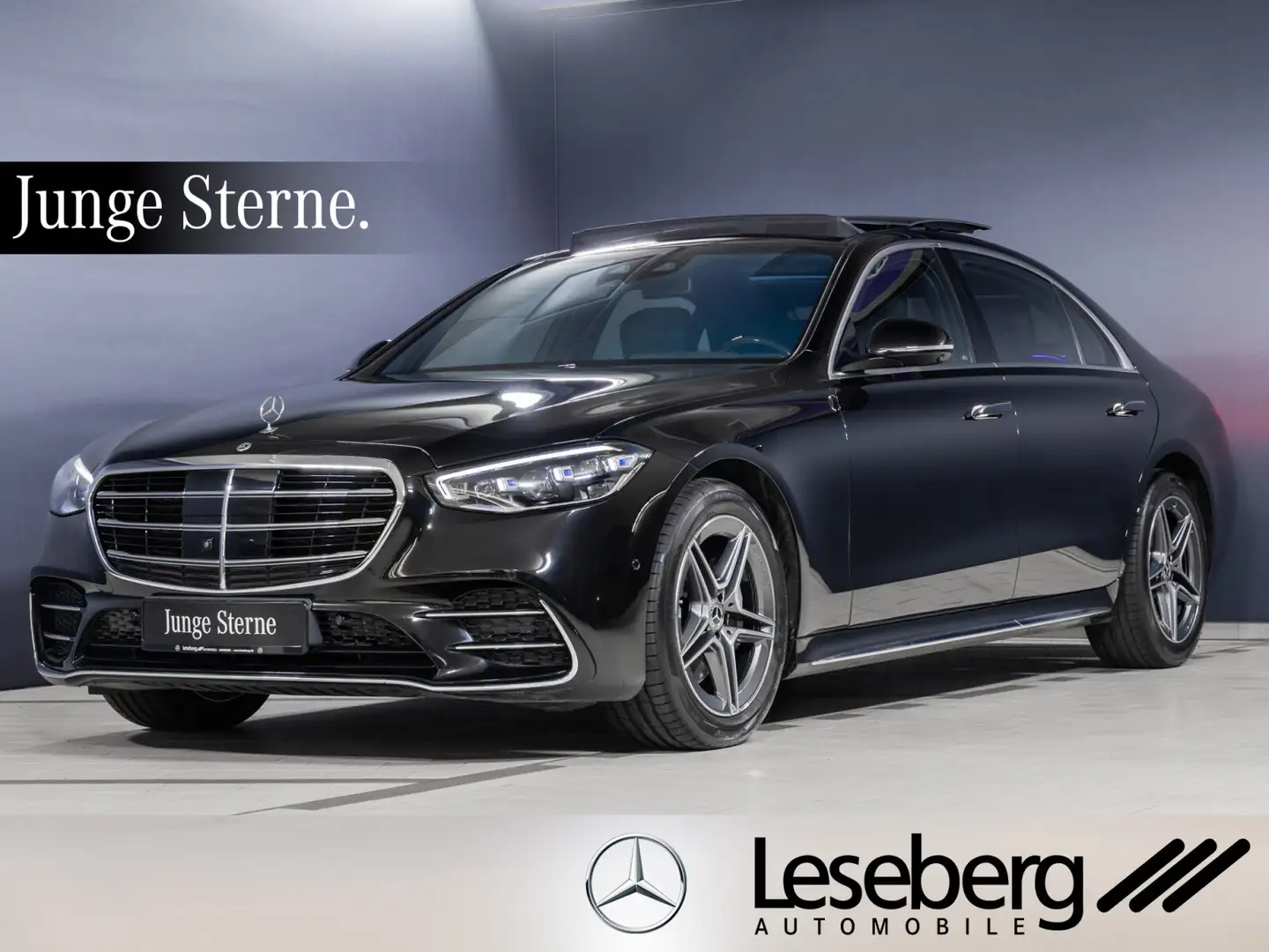 Mercedes-Benz S 400 S 400 d 4M Lang AMG DIG.LIGHT/Pano/Distr./Chauf. Fekete - 1