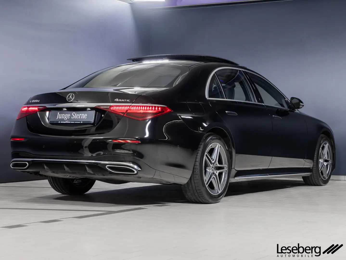 Mercedes-Benz S 400 S 400 d 4M Lang AMG DIG.LIGHT/Pano/Distr./Chauf. Чорний - 2