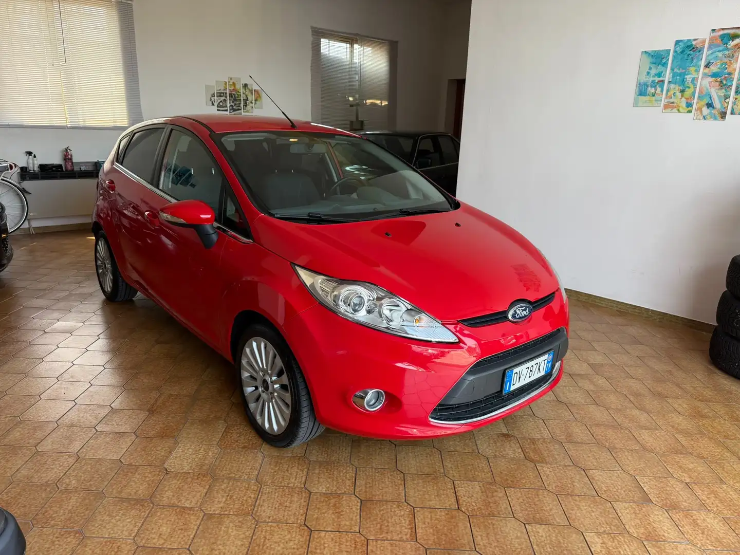 Ford Fiesta 5p 1.2 16v Titanium 82cv Rosso - 2