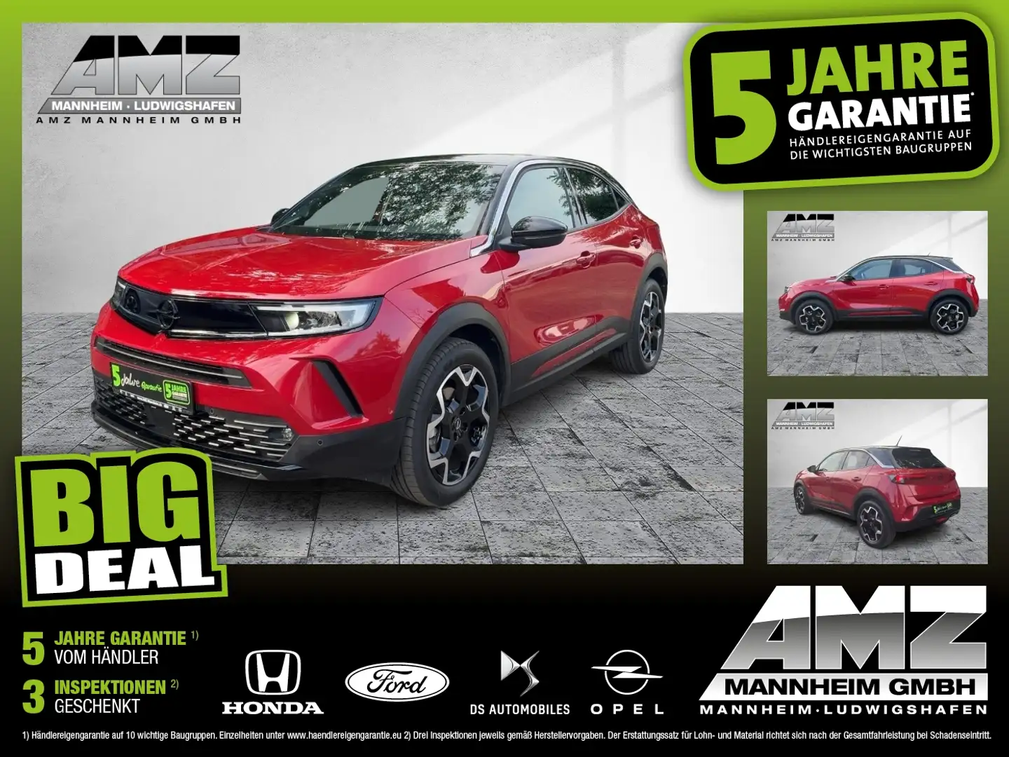 Opel Mokka 1.2 Turbo Ultimate Matrix+ACC+Alcantara+LM Rot - 1