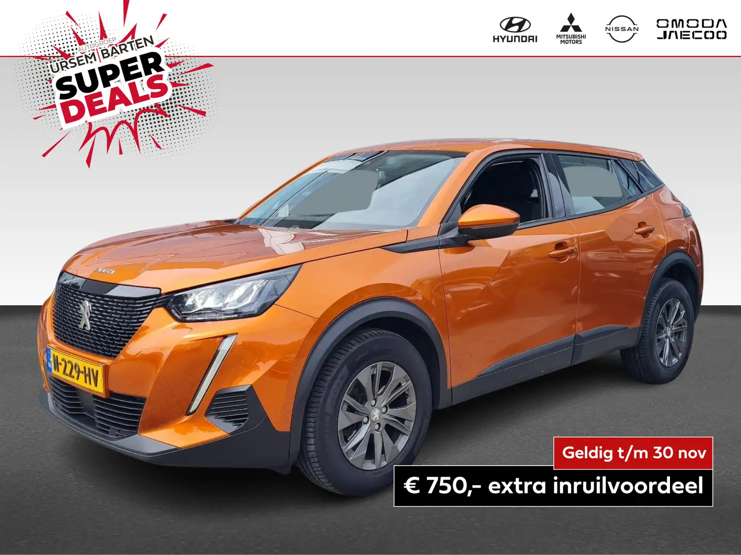 Peugeot 2008 1.2 PureTech Active Pack | Trekhaak | Automaat | Orange - 1