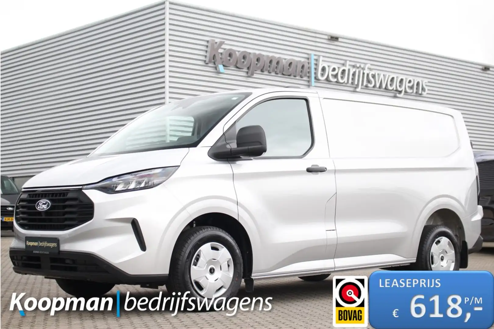 Ford Transit Custom 280 2.0TDCI 136pk L1H1 Trend | LED | Sync 4 13" | Zilver - 1