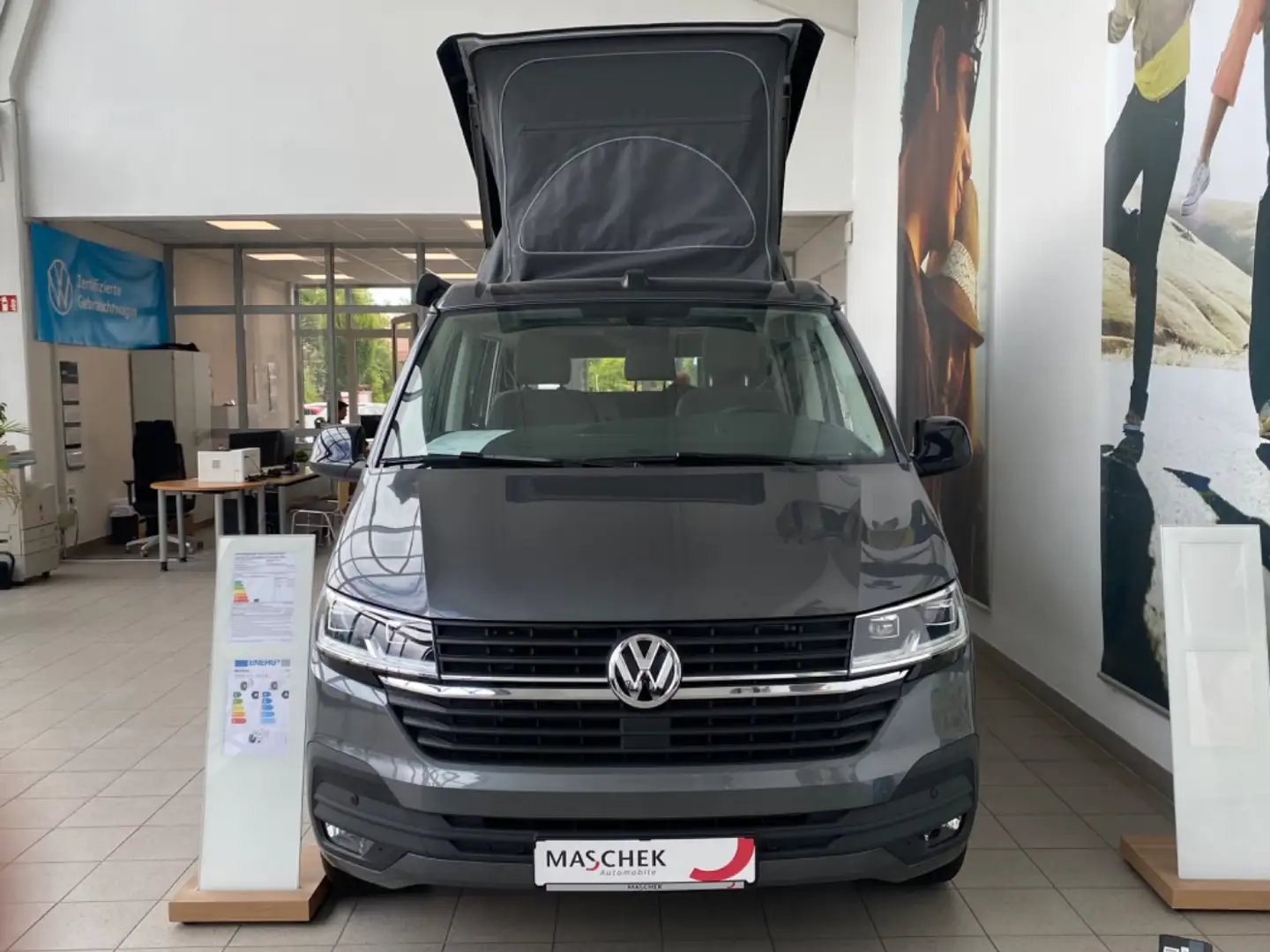 Volkswagen T6.1 California Ocean Edition DSG AHK ACC sofort verfügbar Czarny - 2