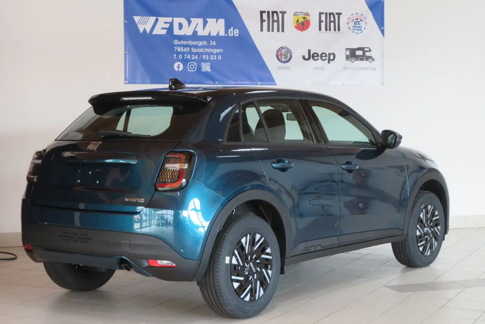 Fiat 600 Hybrid 1.2 DCT 100PS MY25 Bleu - 2