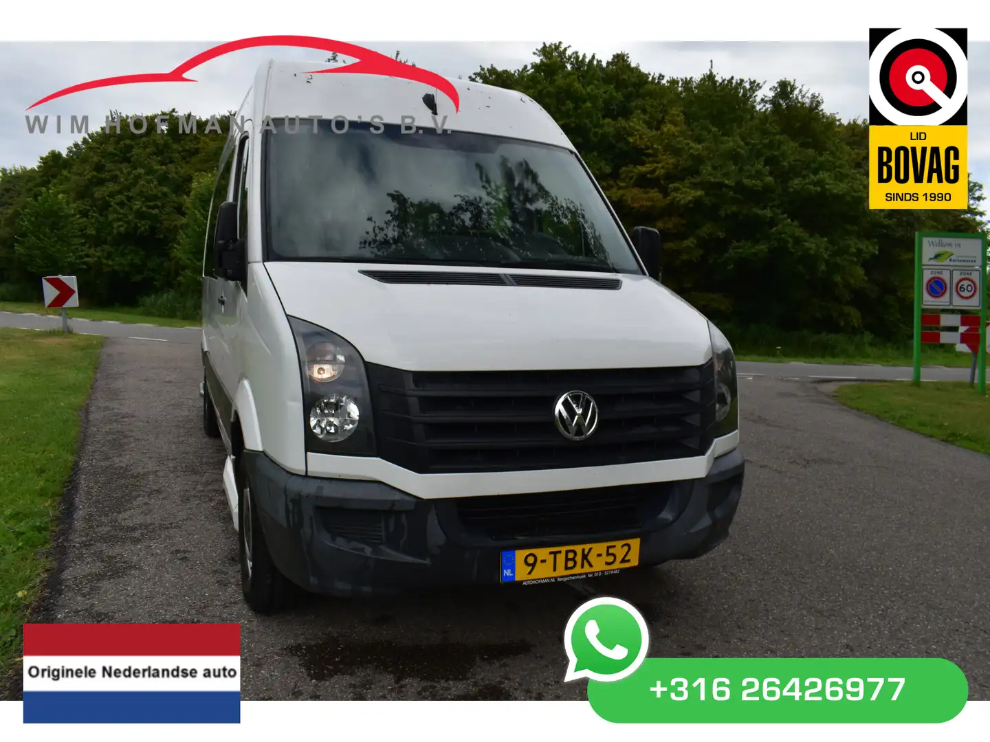 Volkswagen Crafter 35 2.0 TDI L2H1 9Pers Rolstoel Camper BPM Vrij Wit - 1