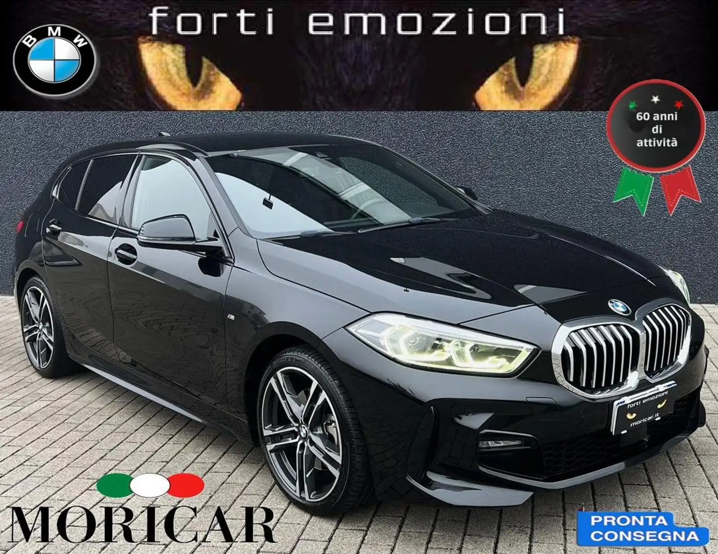 BMW 118 118d 5p. M sport Edition Schwarz - 1