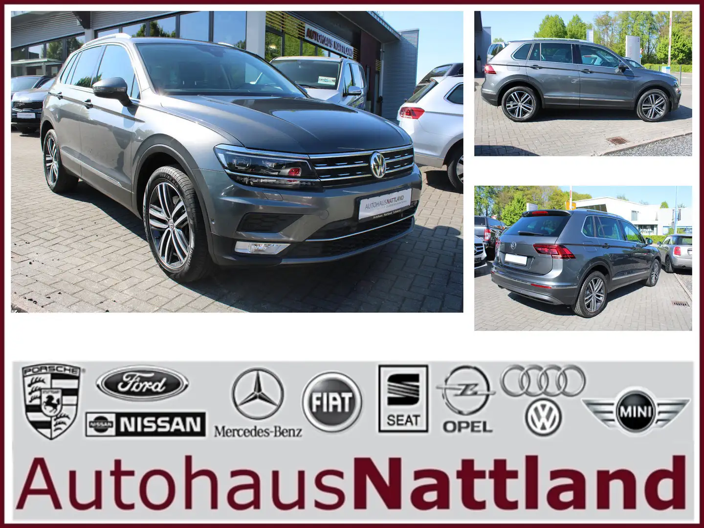 Volkswagen Tiguan Highline BMT 4Motion DSG VC ACC LED 1.Hd. Grigio - 1