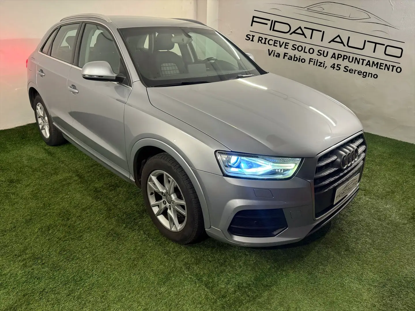 Audi Q3 Q3 2.0 tdi 150cv EURO6 1PROPRIETARIO  PREZZO REALE Silber - 1