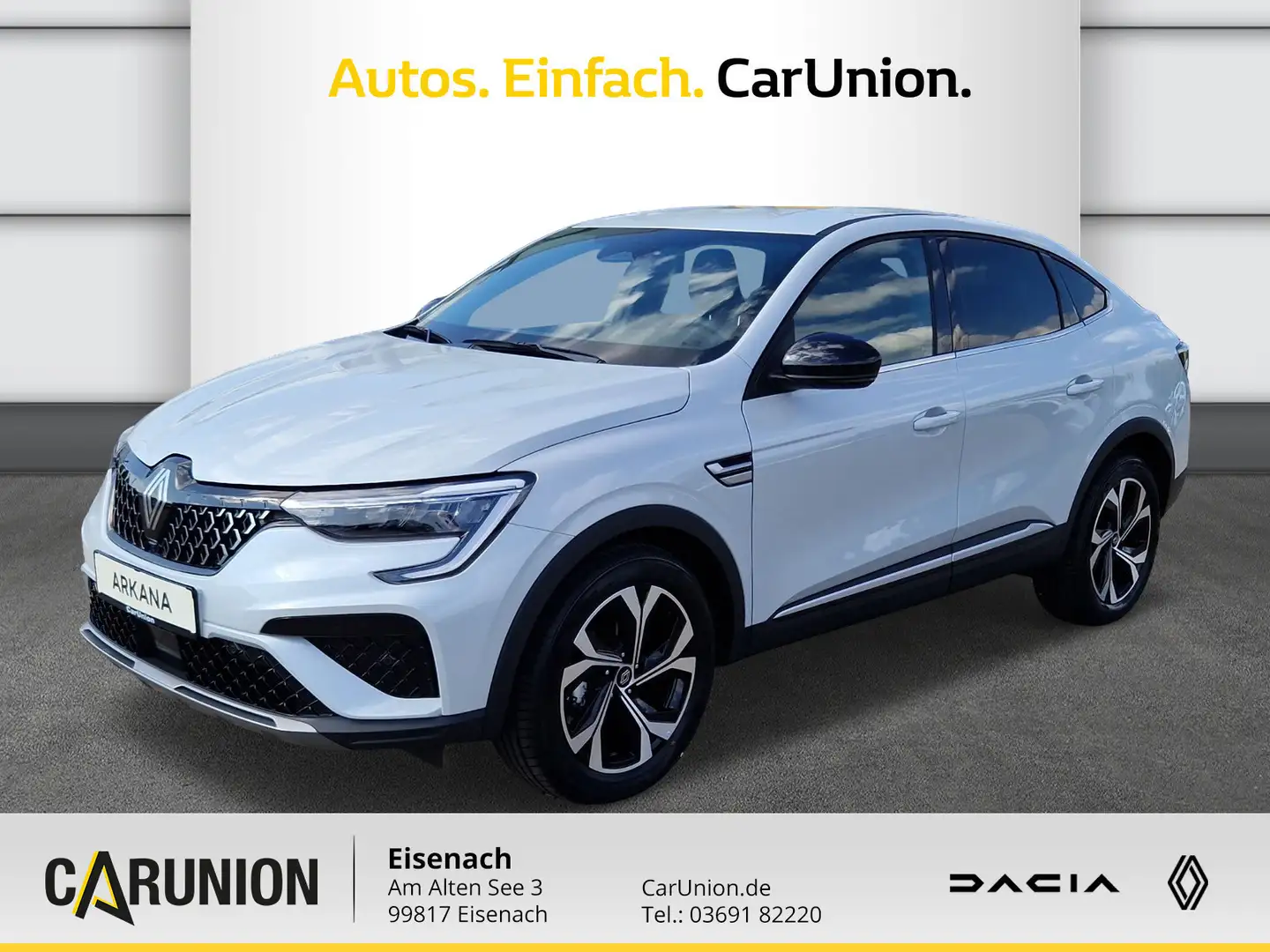 Renault Arkana TECHNO Mild Hybrid 140 EDC Weiß - 1