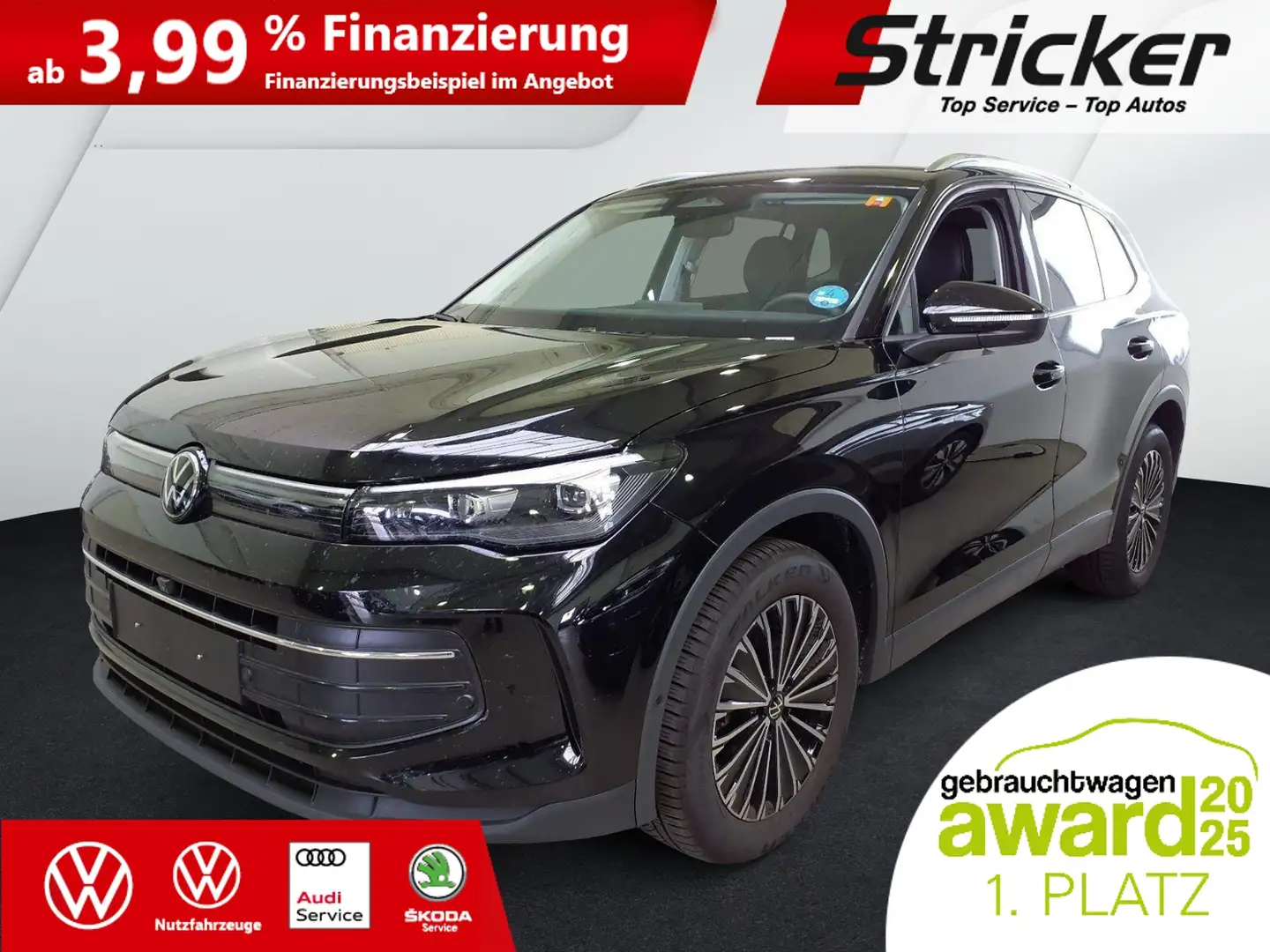 Volkswagen Tiguan Goal 2.0TDI DSG 349,-ohne Anzahlung Navi AHK Kame Grau - 2