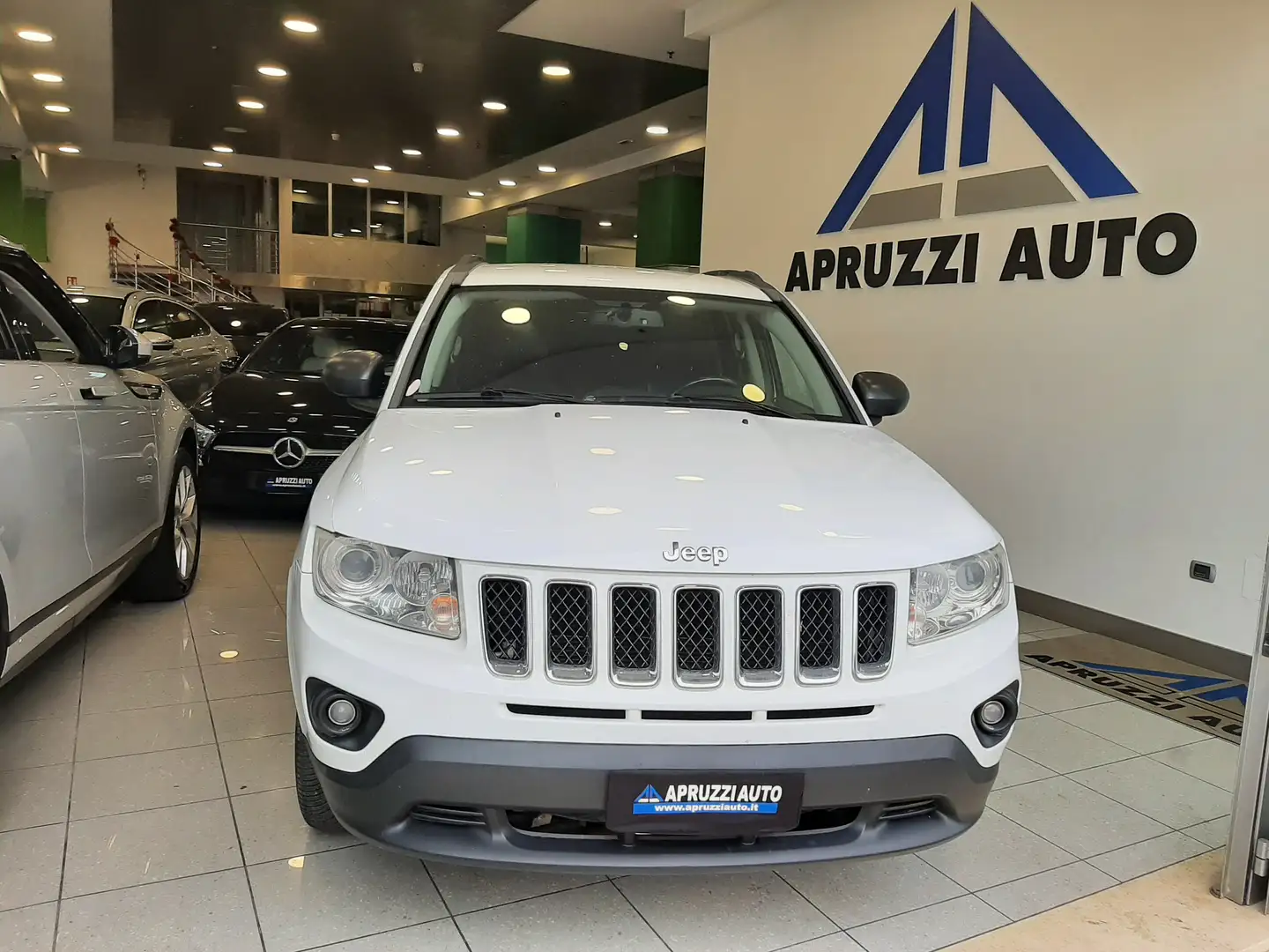 Jeep Compass Compass 2.2 crd Limited 4wd 163cv PELLE Blanc - 1