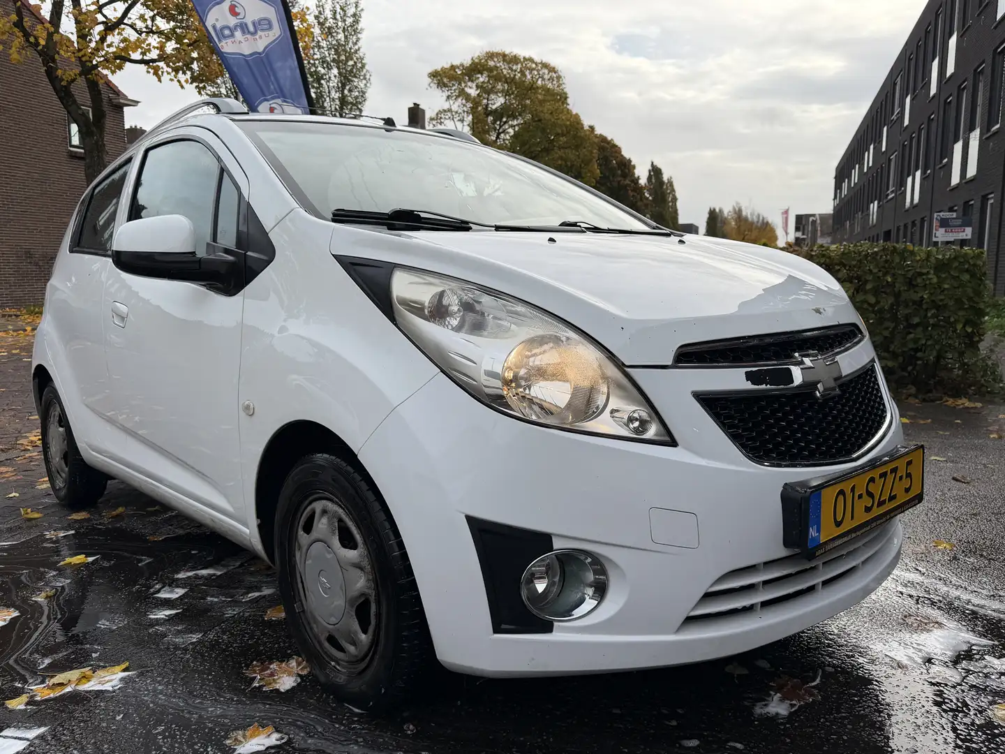 Chevrolet Spark CHEVROLET SPARK 1.0 LPG AIRCO APK NIEUW Wit - 1
