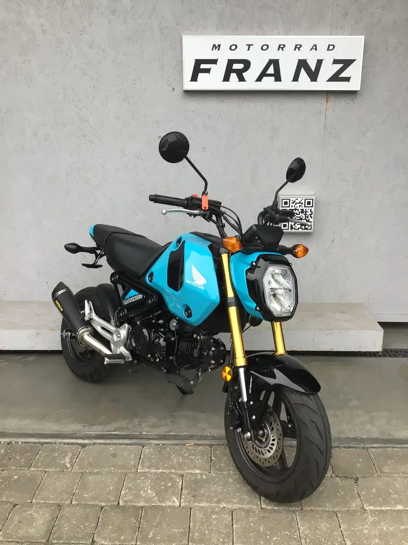 Honda MSX 125 mit Arrow-Auspuff & kurzem Kennzeichenhalter ! ! ! Blau - 2