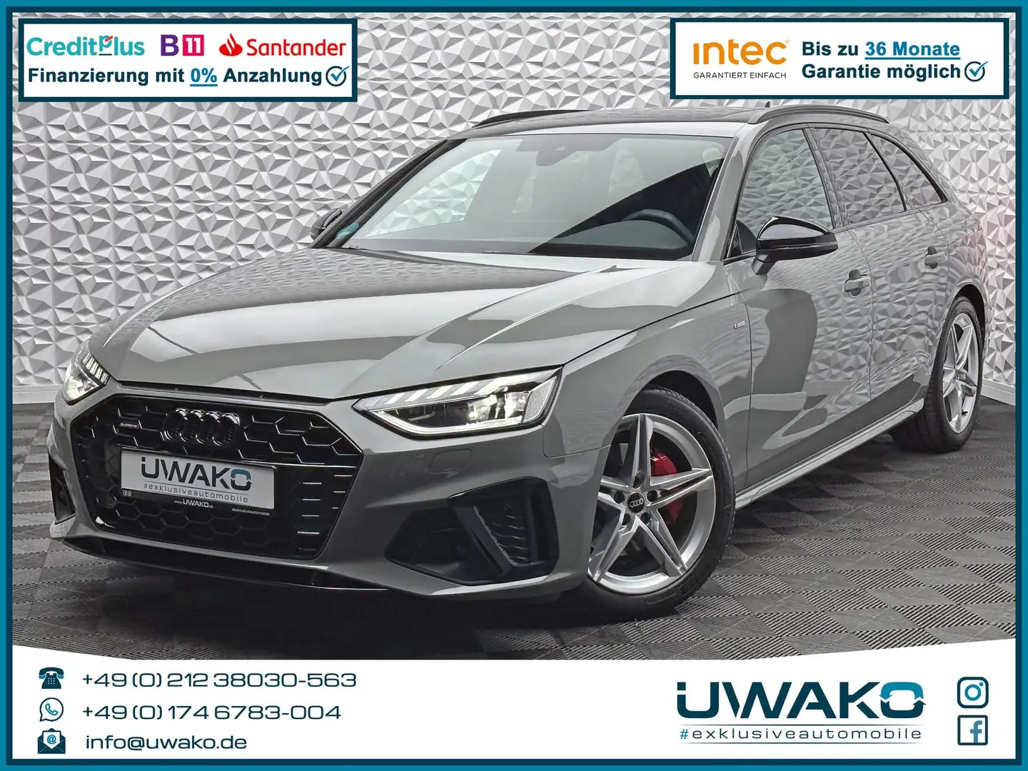 Audi A4 40 TDI QUA/S-LINE/COMPETITION/MATRIX/PANO/B&O Nero - 1