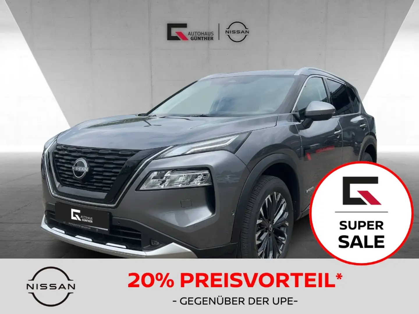 Nissan X-Trail TEKNA+ 4WD Automatik Winter/PGD/Navi/ePwr Gris - 1