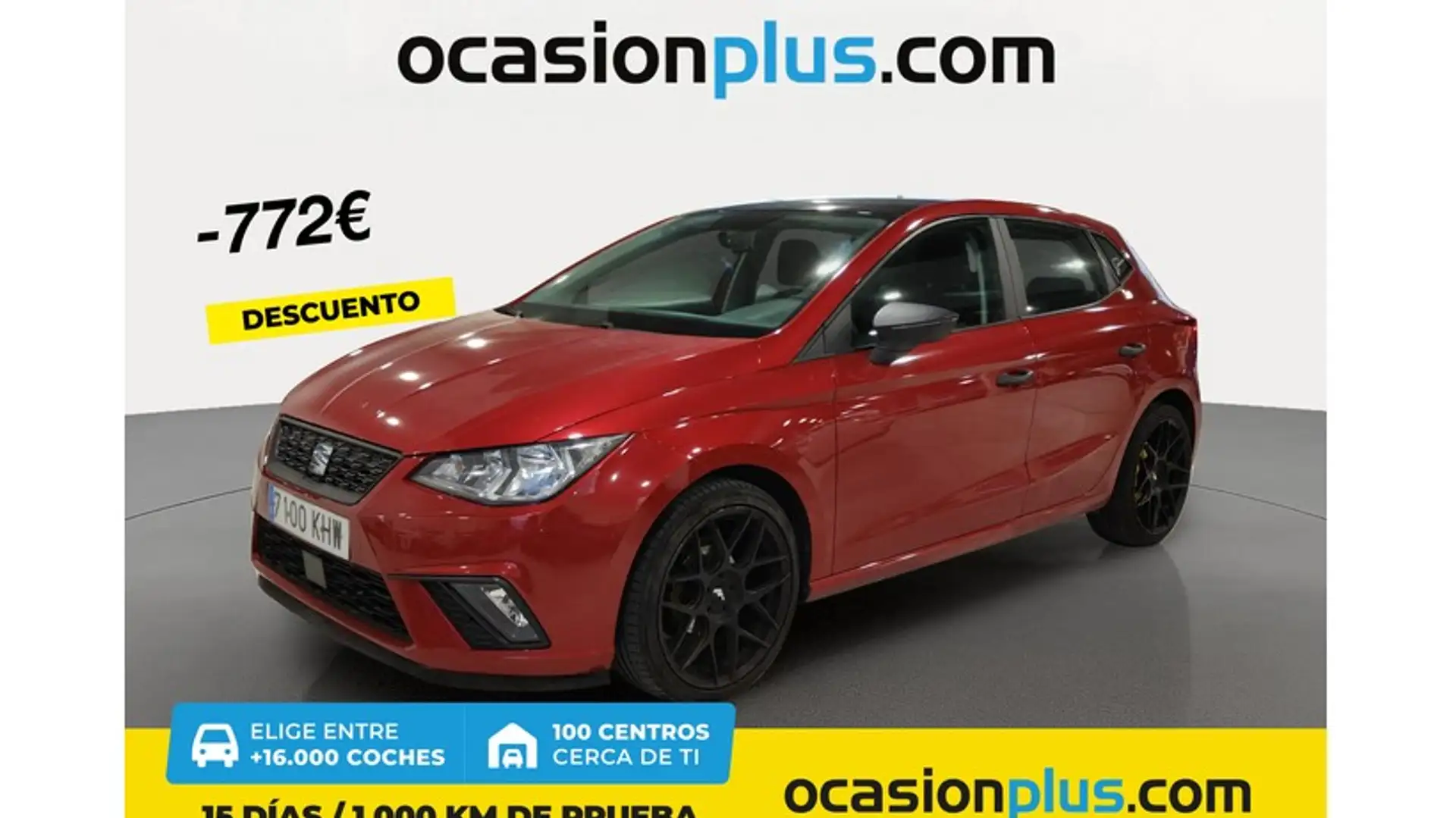 SEAT Ibiza 1.0 TSI S&S Reference Plus 95 Rojo - 1
